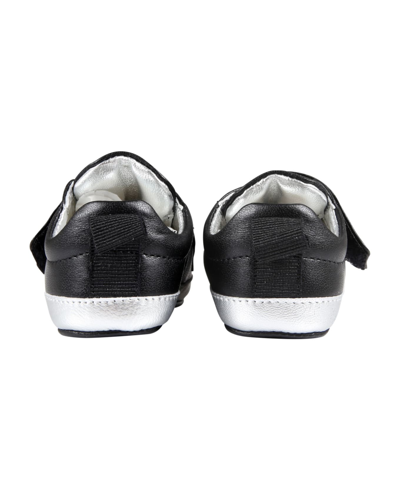 Moschino Black Sneakers For Baby Girl - Black