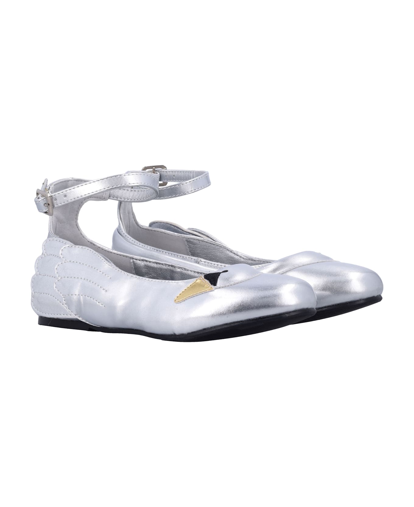 Stella McCartney Kids Kid - Swan Ballerina - SILVER