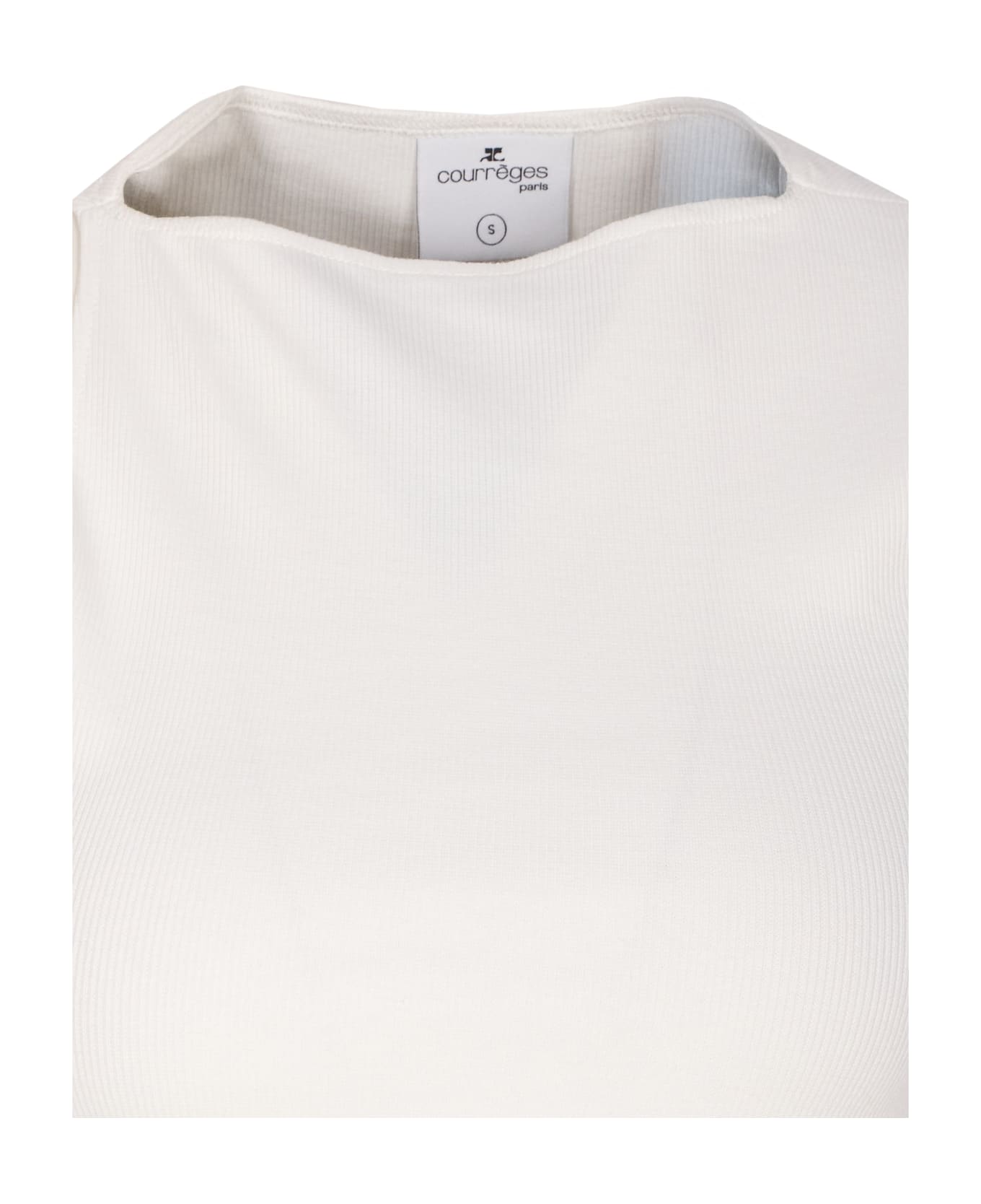 Courrèges Transverse 90
s Tank Top - White