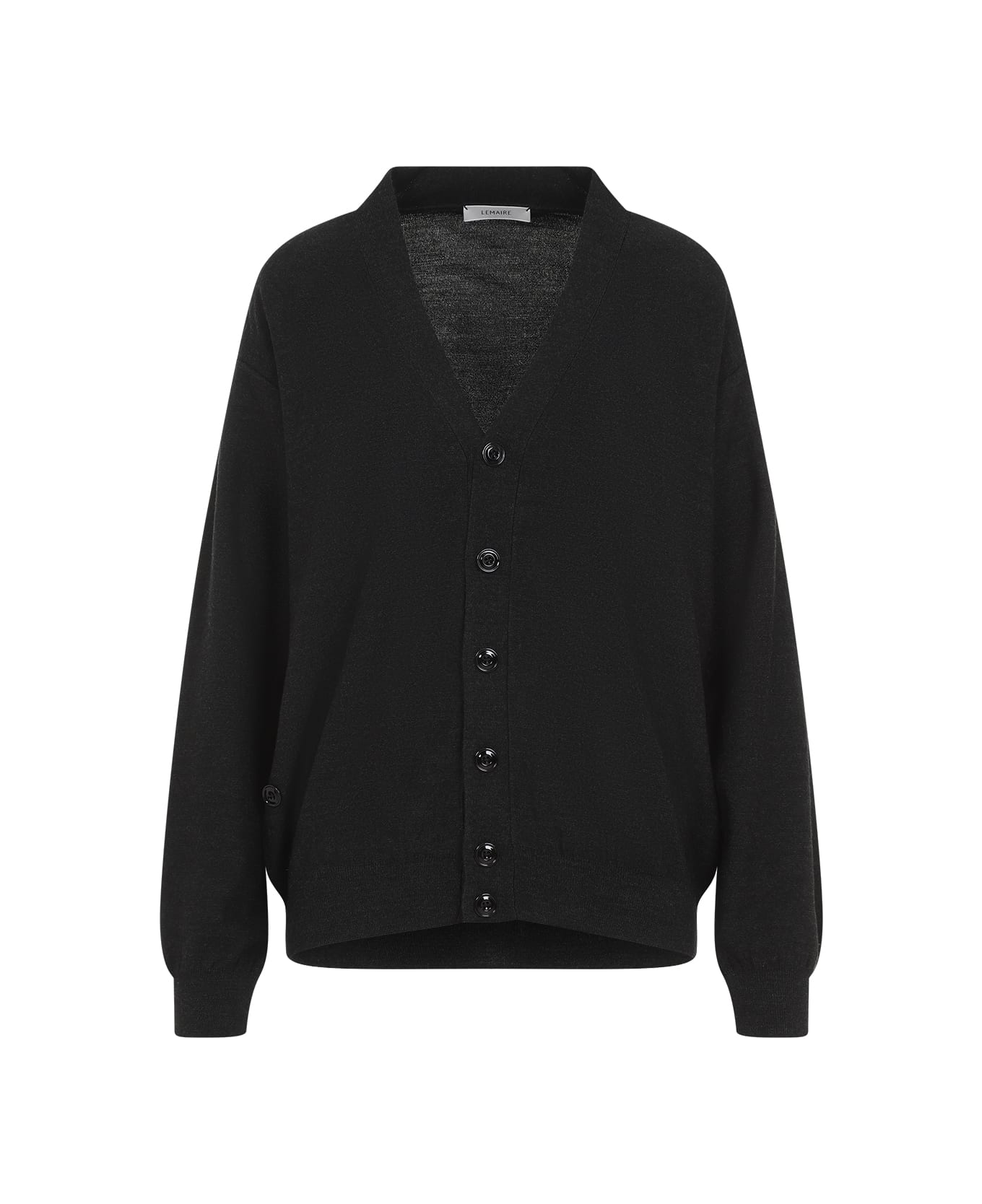 Lemaire Relaxed Twisted Cardigan - Anthracite