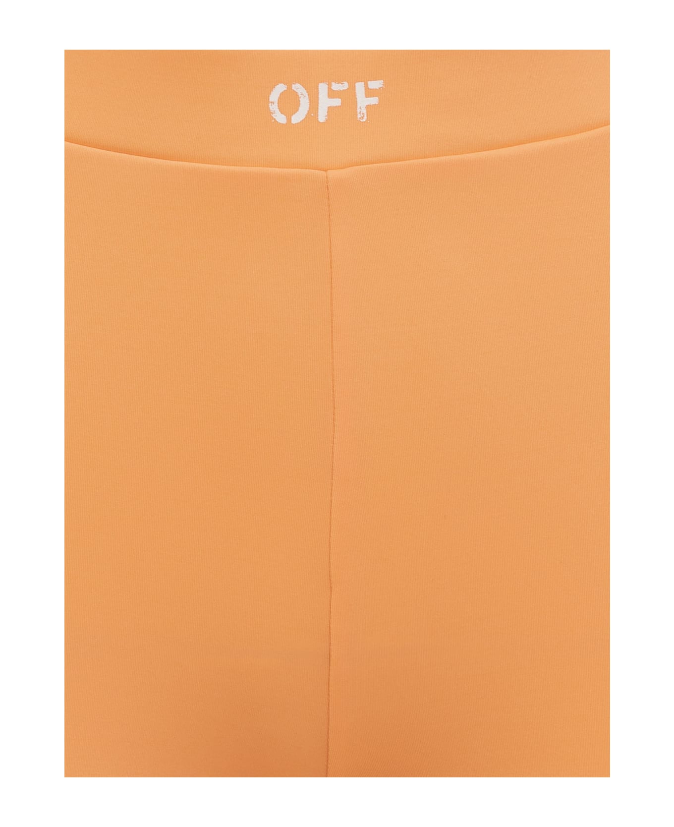 Off-White Sleek Split Pants - Orange