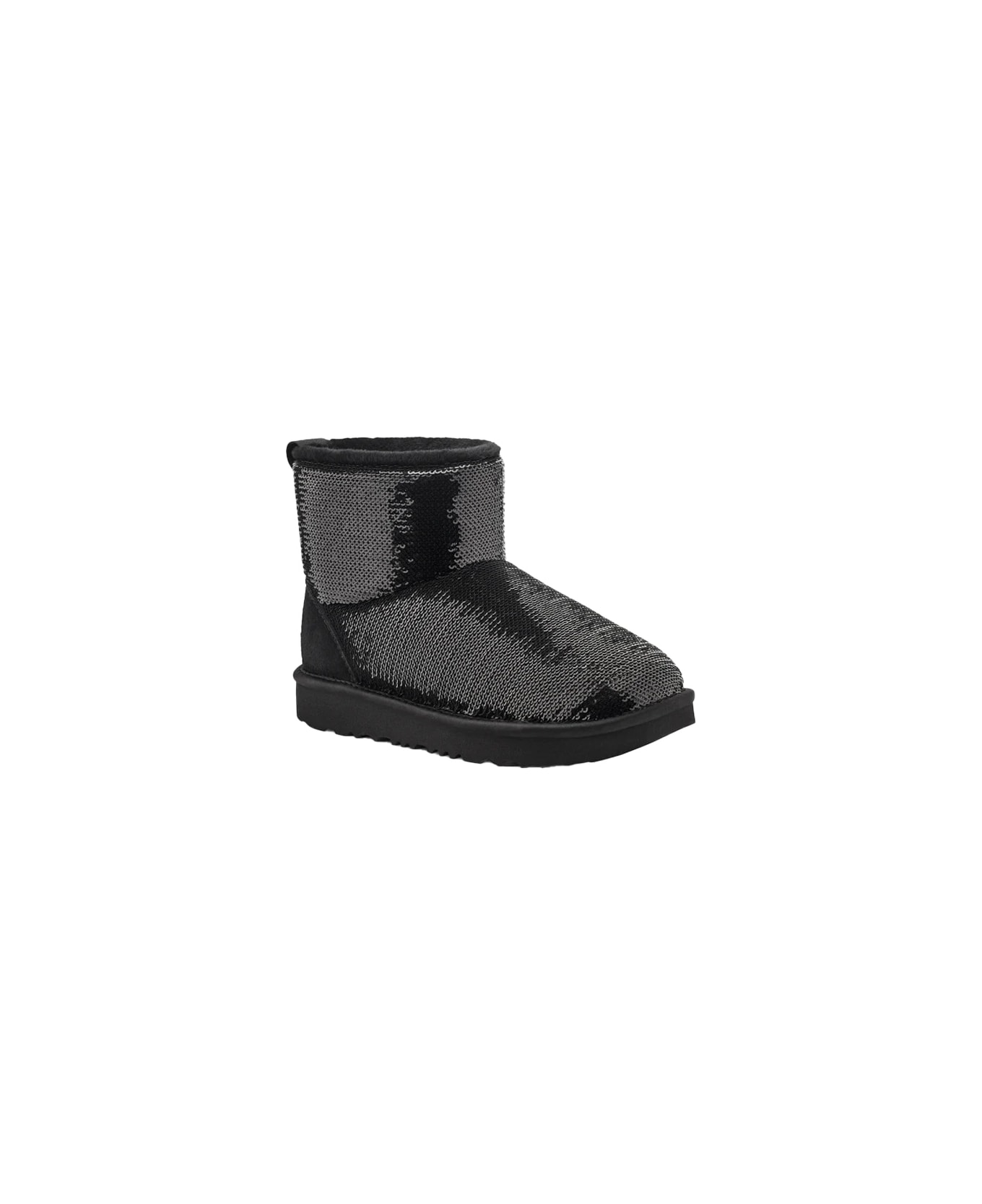UGG Black Classic Mini Mirror Ball Boots - Black シューズ