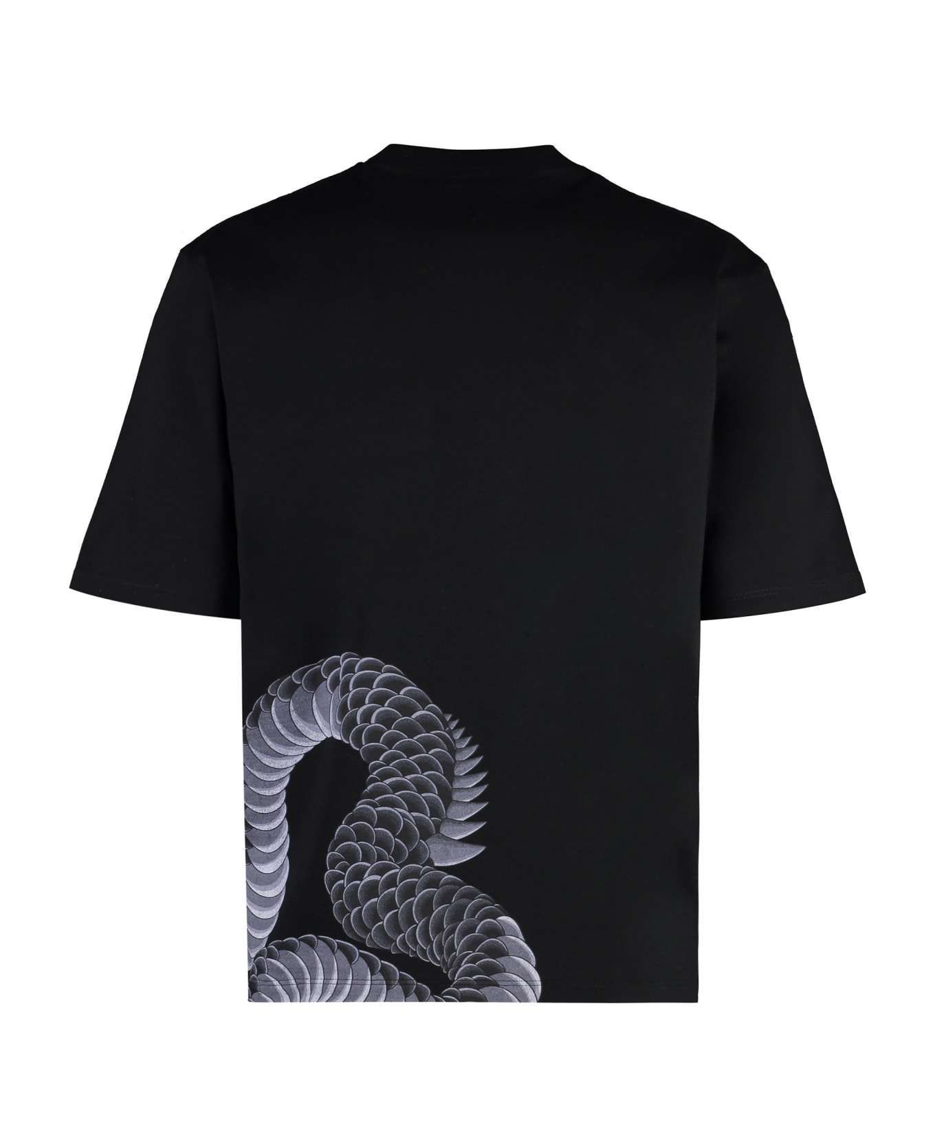Dsquared2 Cotton Crew-neck T-shirt - BLACK シャツ