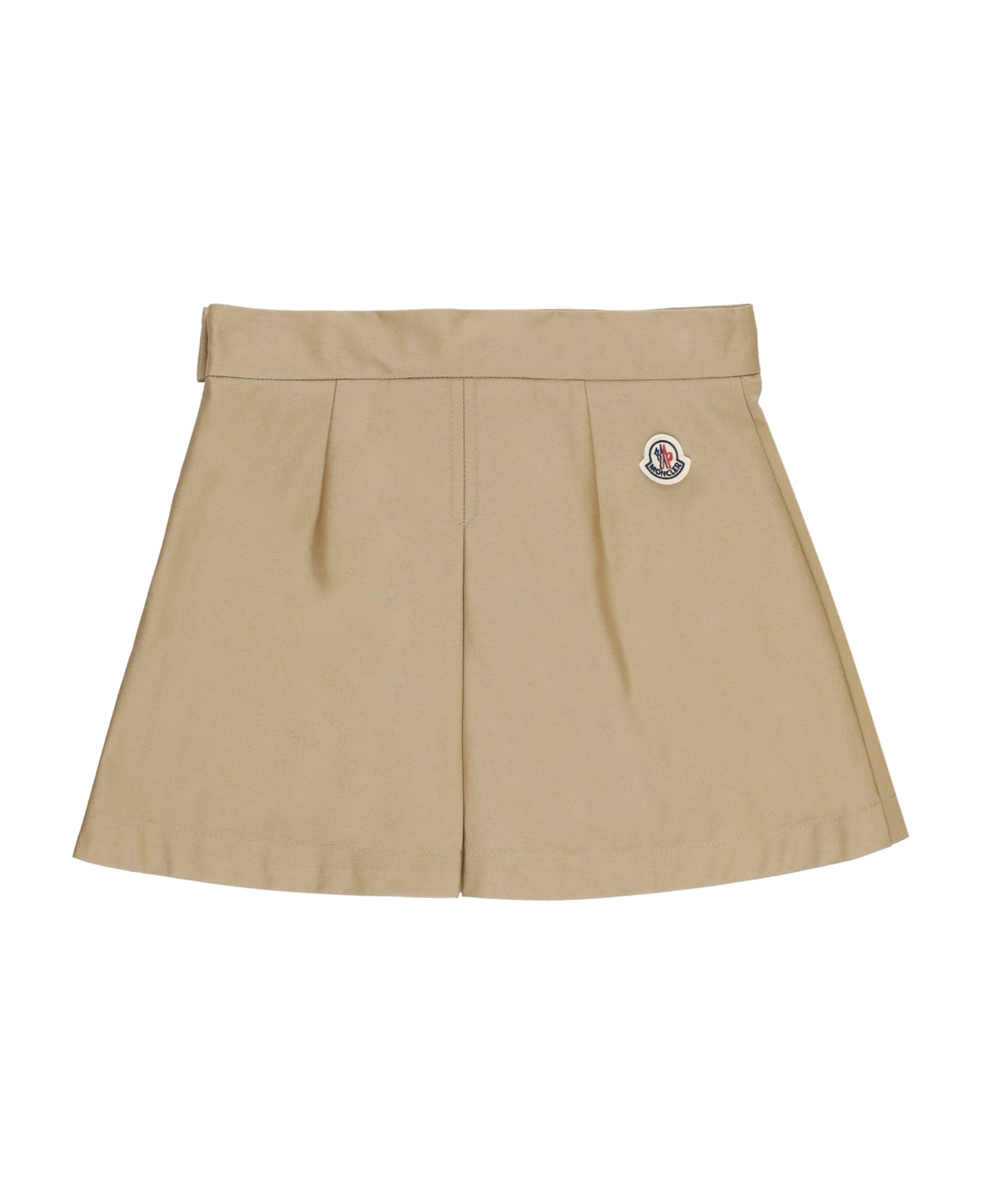 Moncler Cotton Mini Skirt - Beige