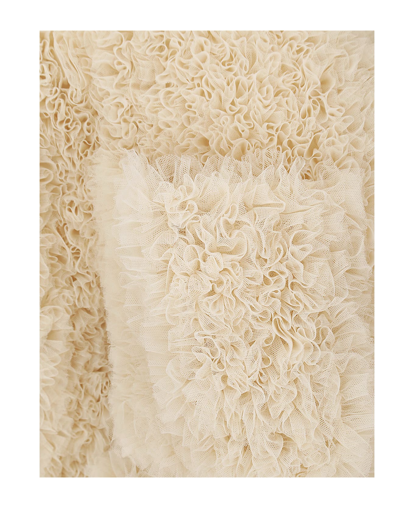 Act n.1 Mini Ruffle Bomber Jacket - PANNA