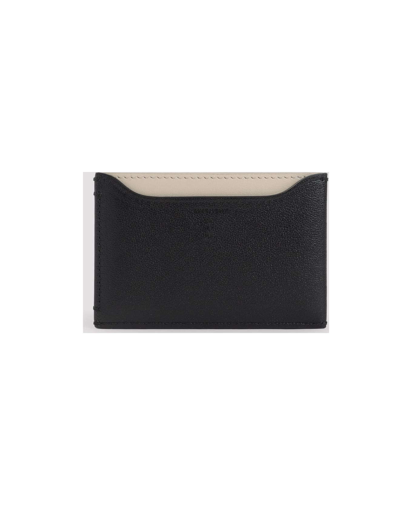 Givenchy Calf Leather Credit Card Case - Black 財布