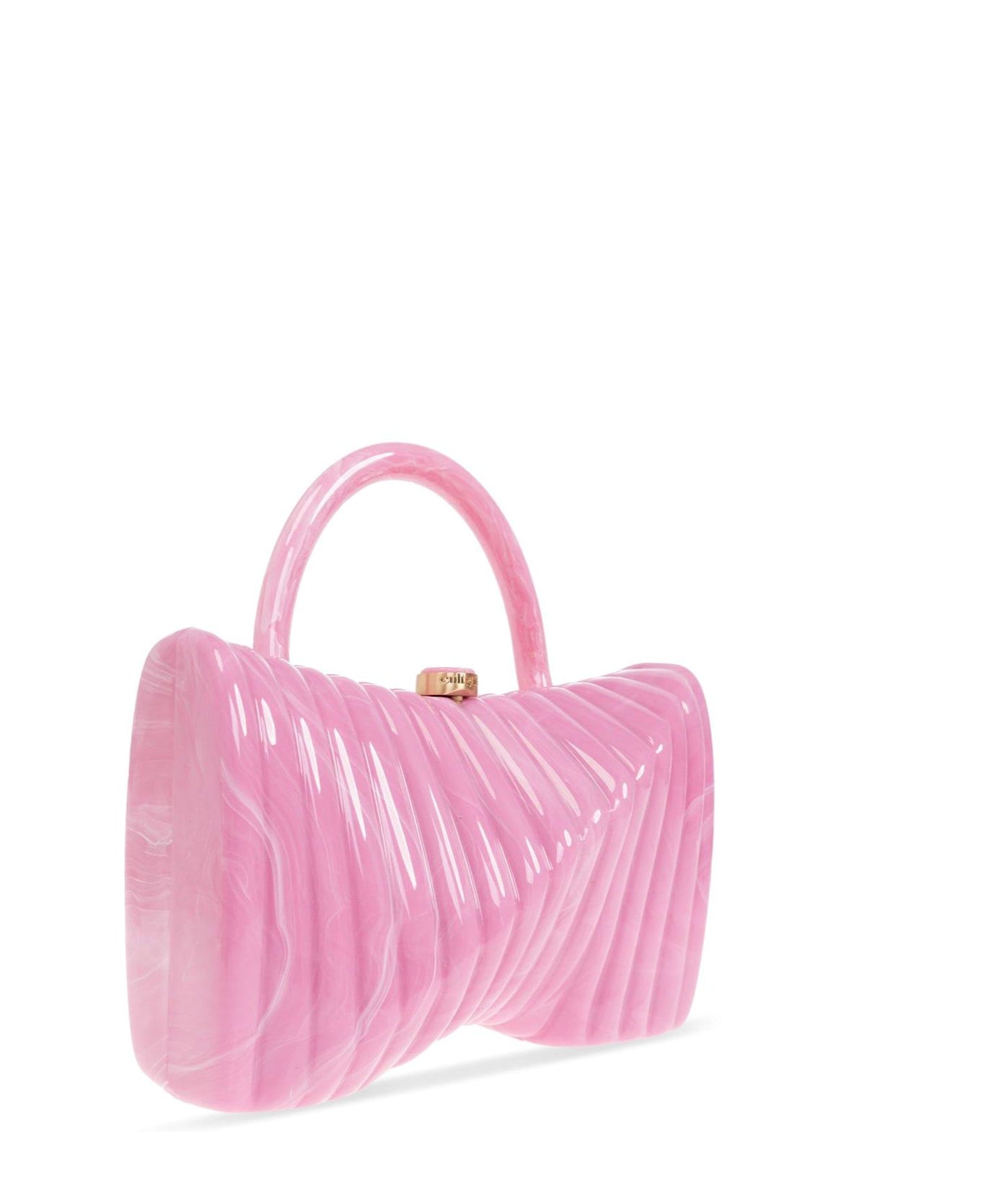 Cult Gaia Cassidie Clap-fastened Clutch Bag - PINK