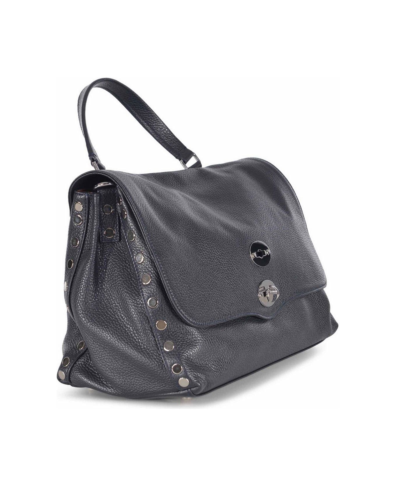 Zanellato Stud-embellished Tote Bag - Dark Navy