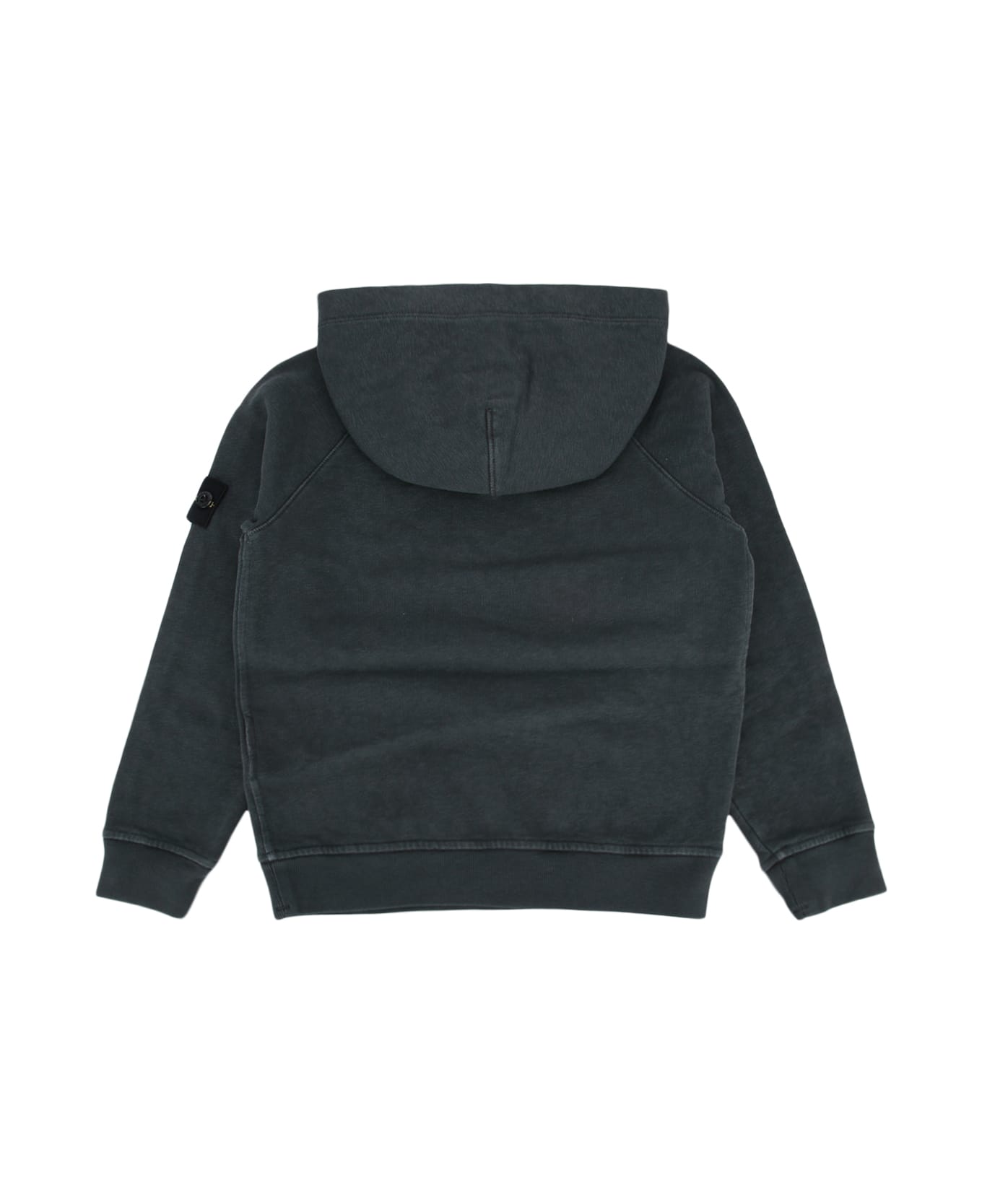 Stone Island Junior Hoodie Sweater - CHARCOAL