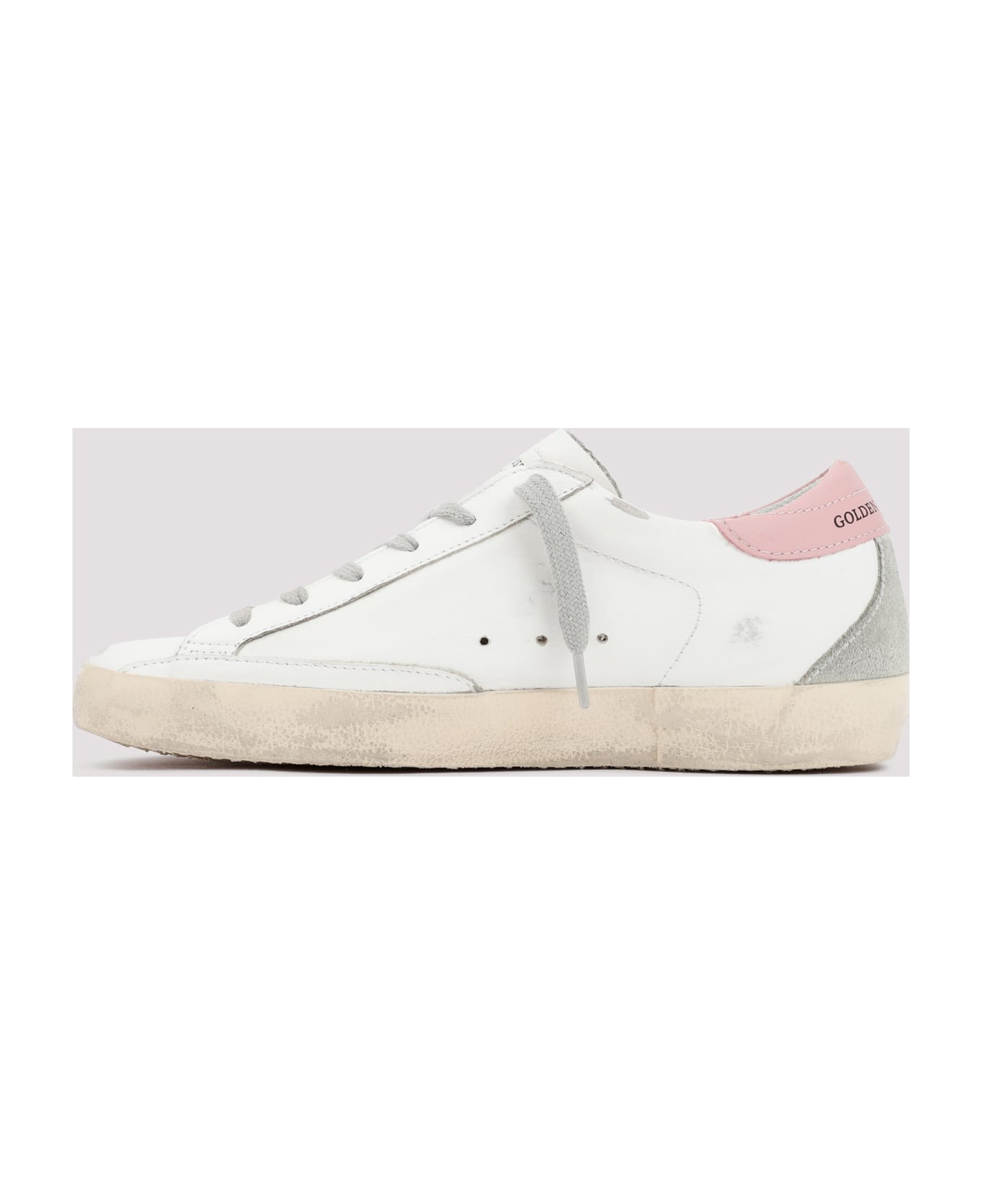 Golden Goose Superstar Leather Sneakers - White Ice Light Pink