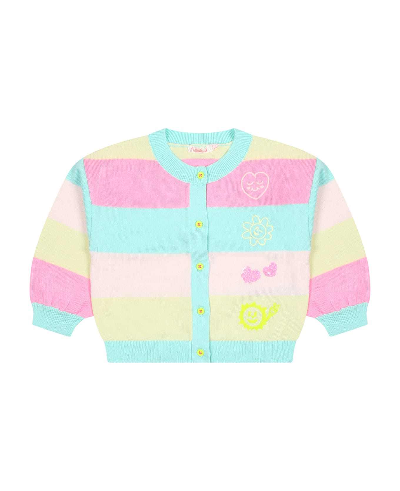 Billieblush Multicolor Cardigan For Baby Girl - Multicolor