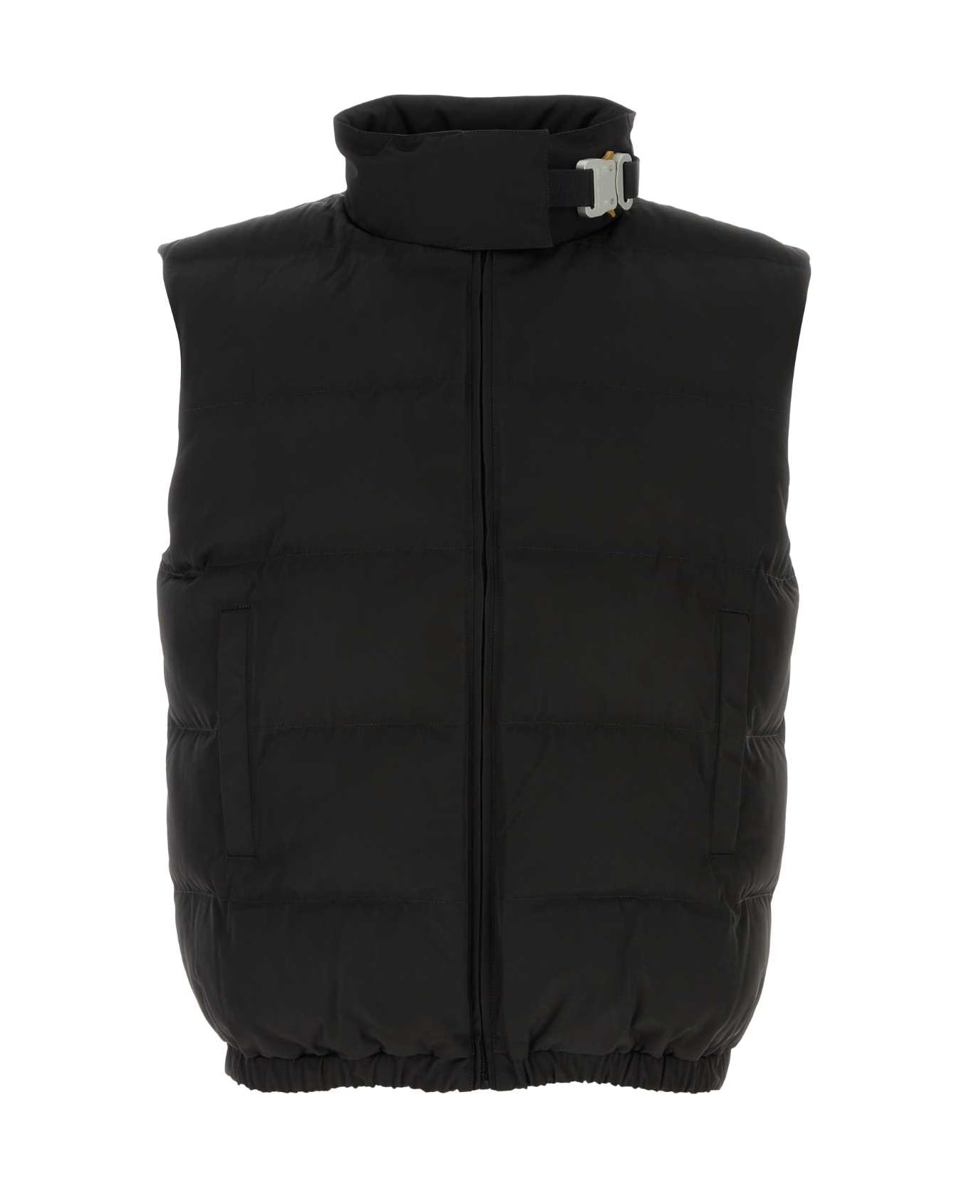 1017 ALYX 9SM Black Polyester Sleeveless Jacket - BLACK