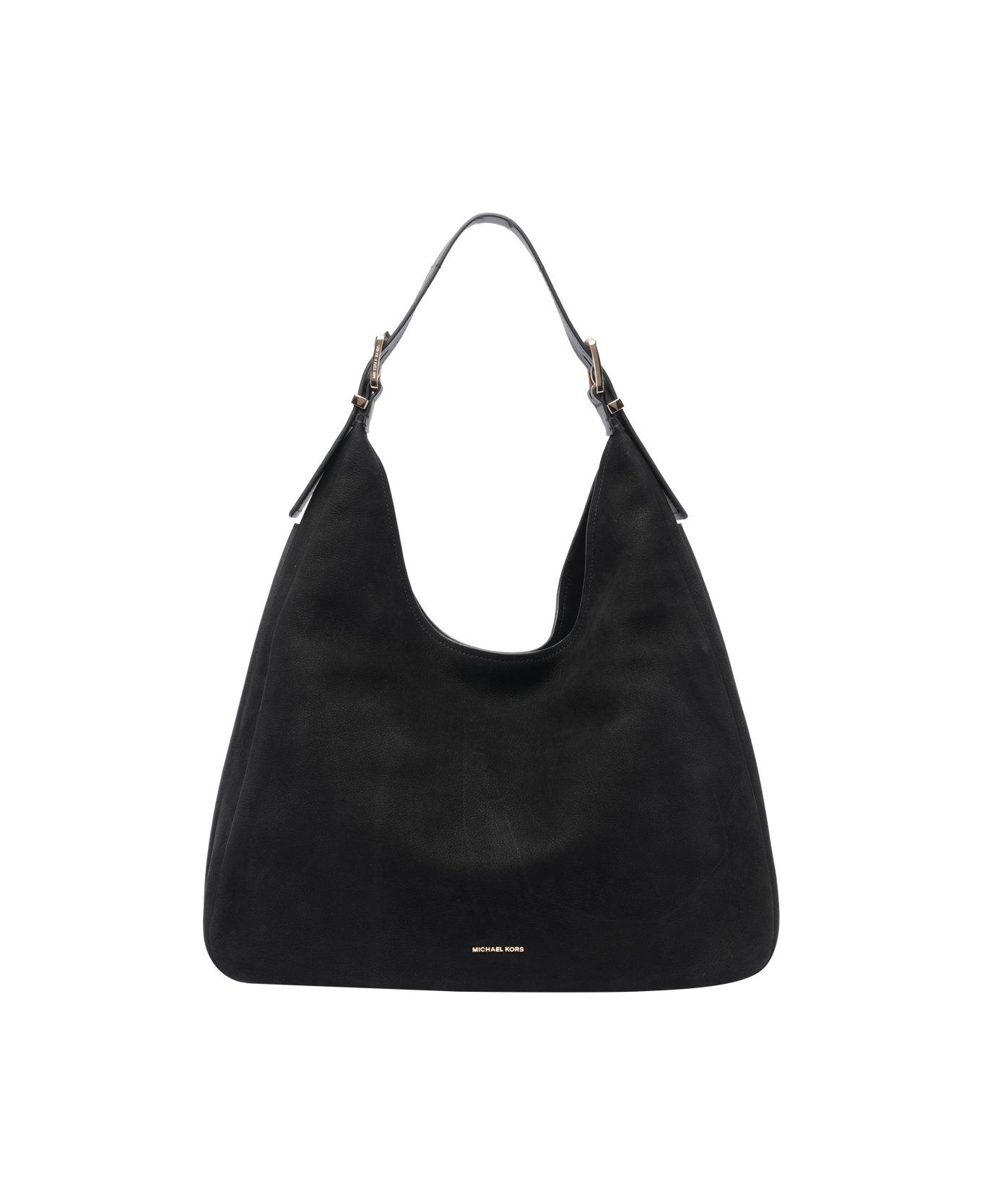 Michael Kors Nolita Large Hobo Shoulder Bag - Black