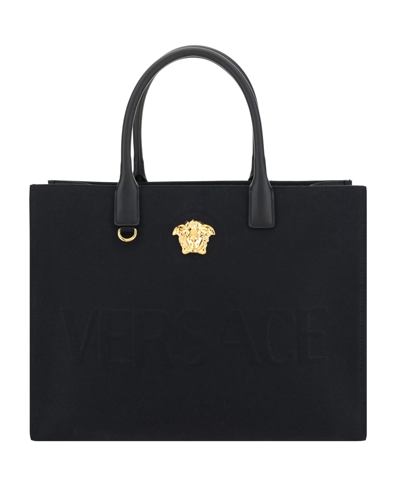 Versace La Medusa Handbag - Black