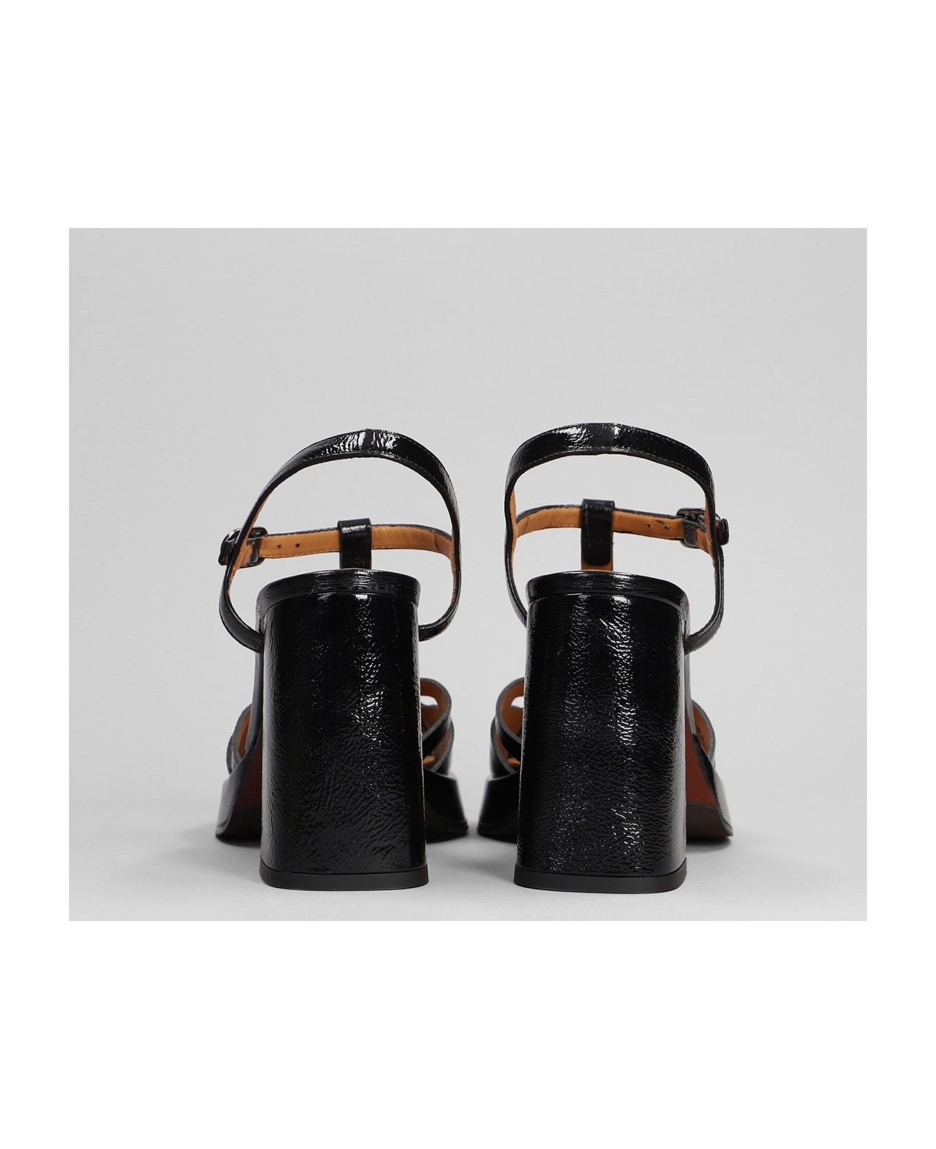 Chie Mihara Zinto Sandals In Black Leather - black