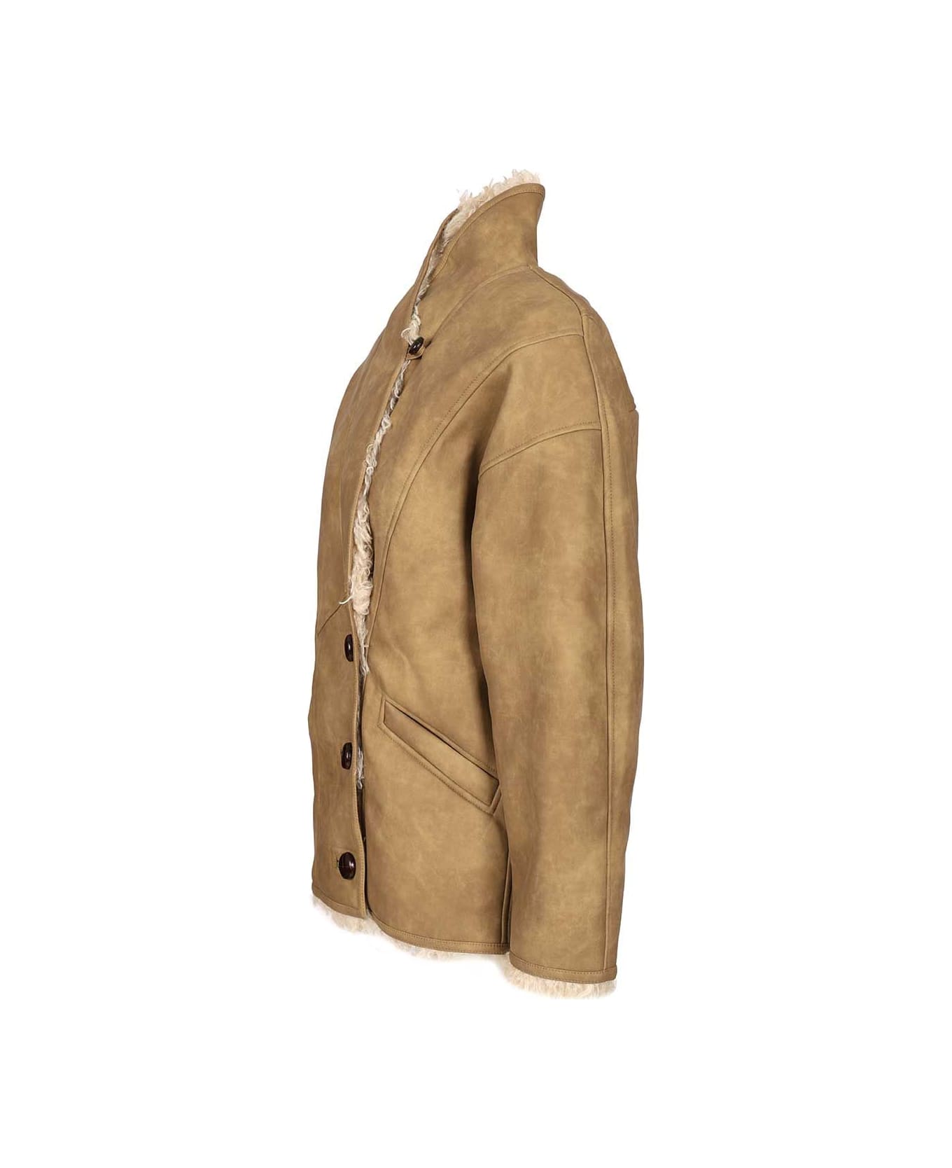 Marant Étoile 'clea' Coat - Beige