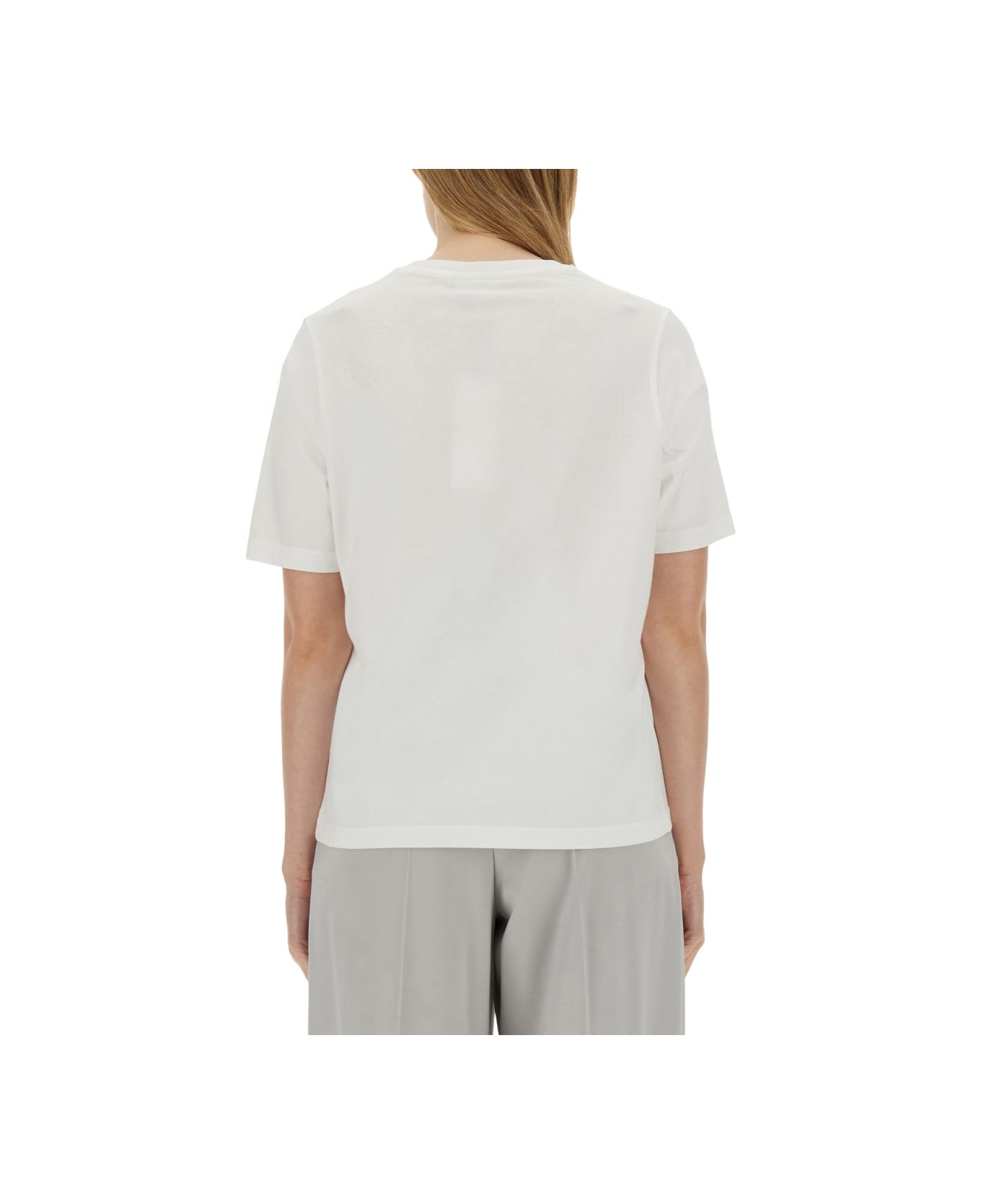 Maison Kitsuné "speedy Fox Patch" T-shirt - WHITE