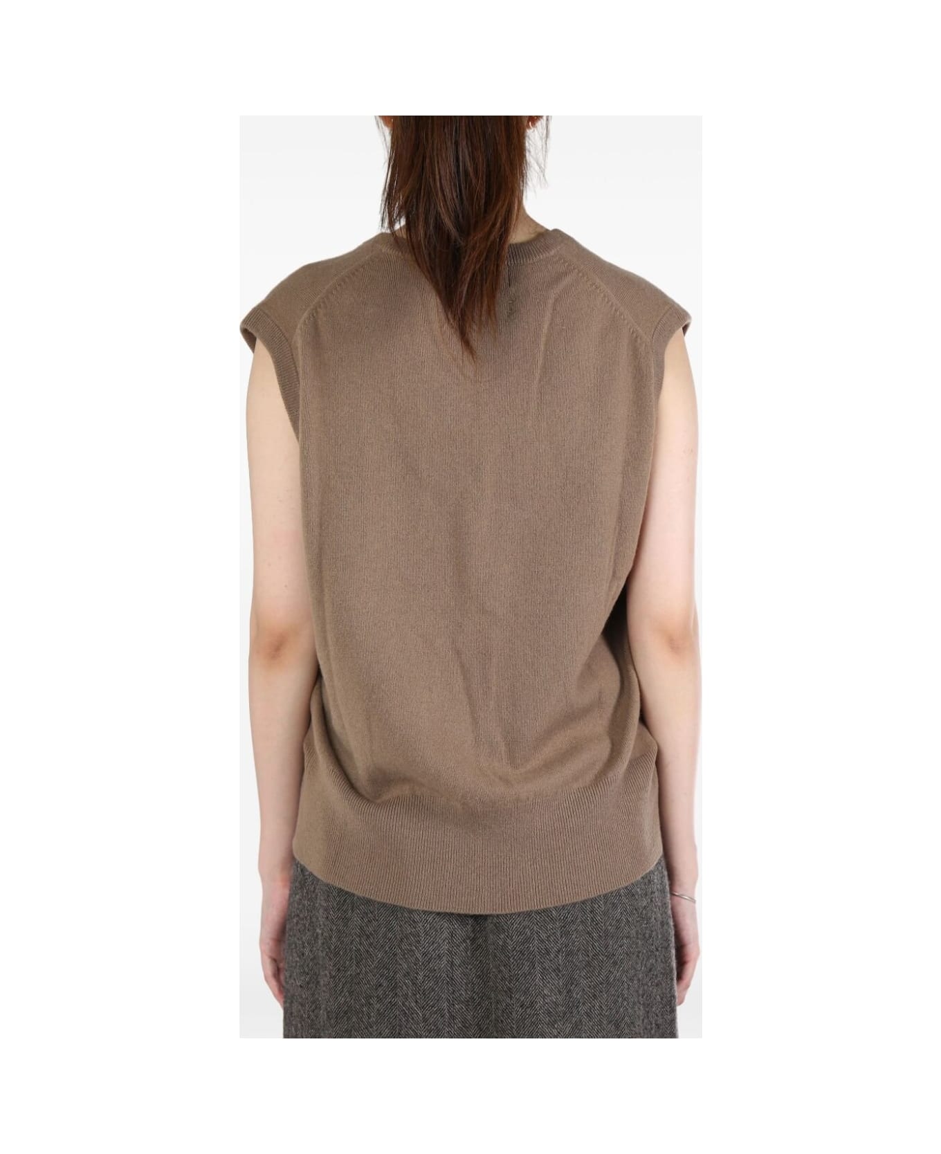 Extreme Cashmere Gilet Cash Stretch - Chai