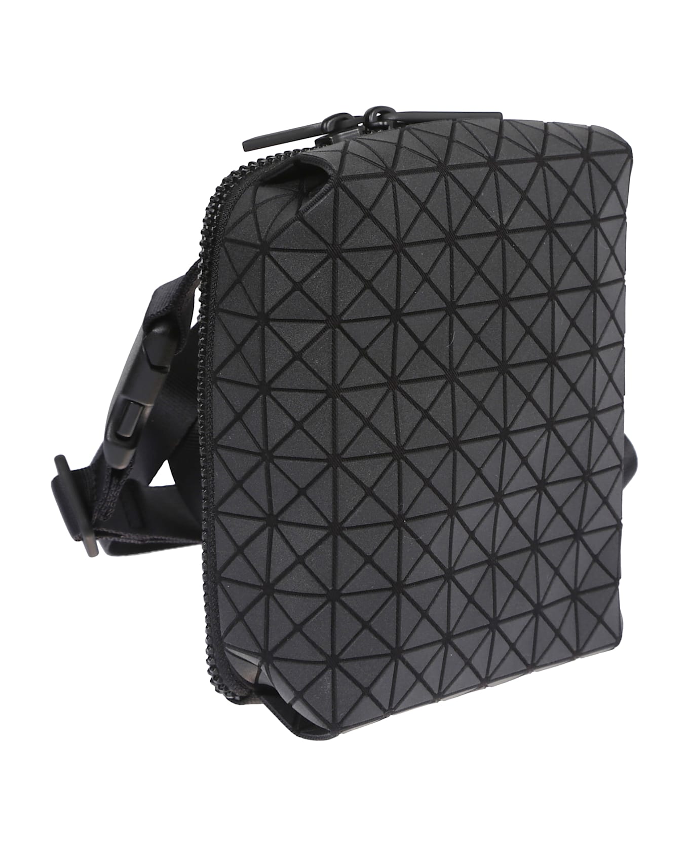 Bao Bao Issey Miyake Leather Shoulder Bag - Black