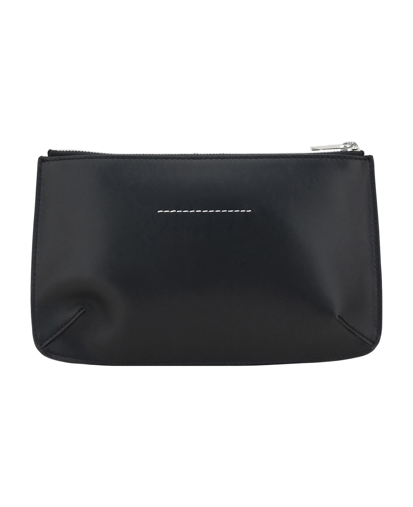 VIP【送料関税込】MM6 MAISON MARGIELA BRACELET LEATHERHANDBAG Black Vegetable Leather Bracelet by MM6 Maison Margiela on Sale