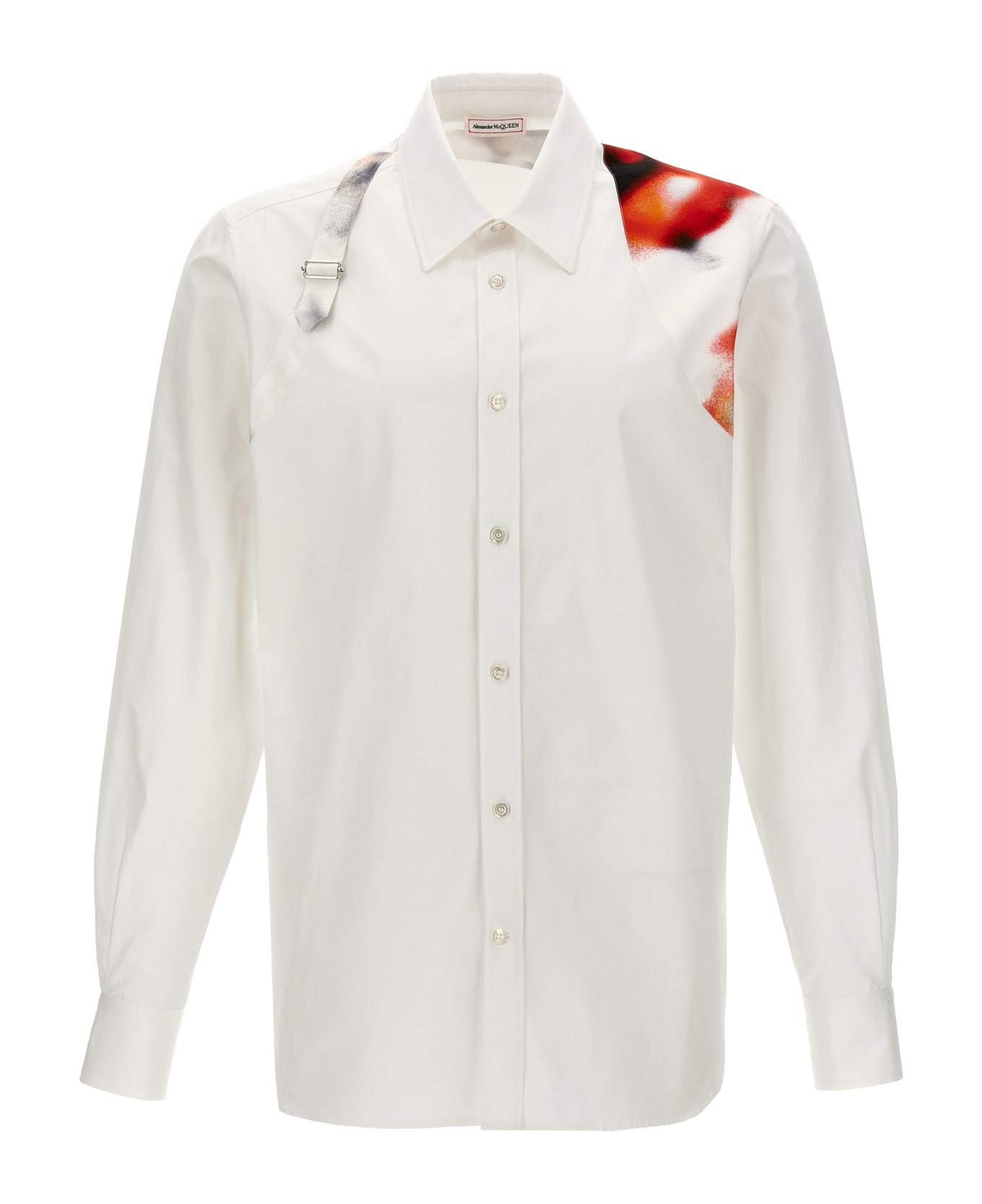 Alexander McQueen Popeline Organic Cotton Shirt - White