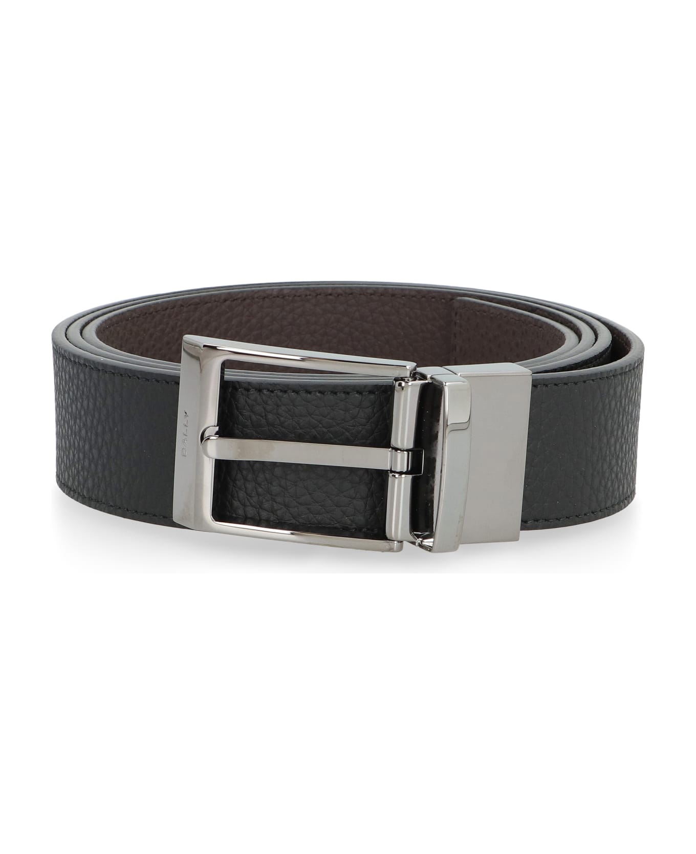 Bally Reversible Leather Belt - black