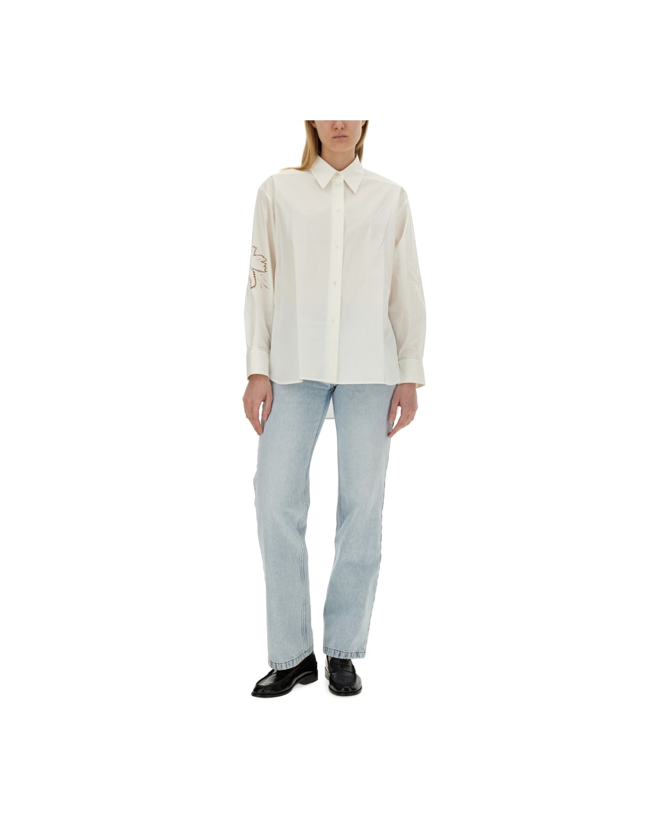 Paul Smith Cotton Shirt - WHITE