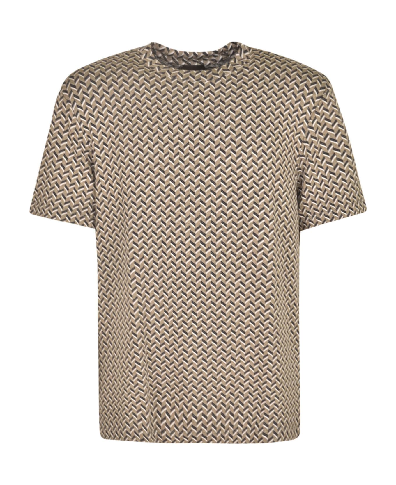 Giorgio Armani Monogram Round Neck T-shirt - Pzf1