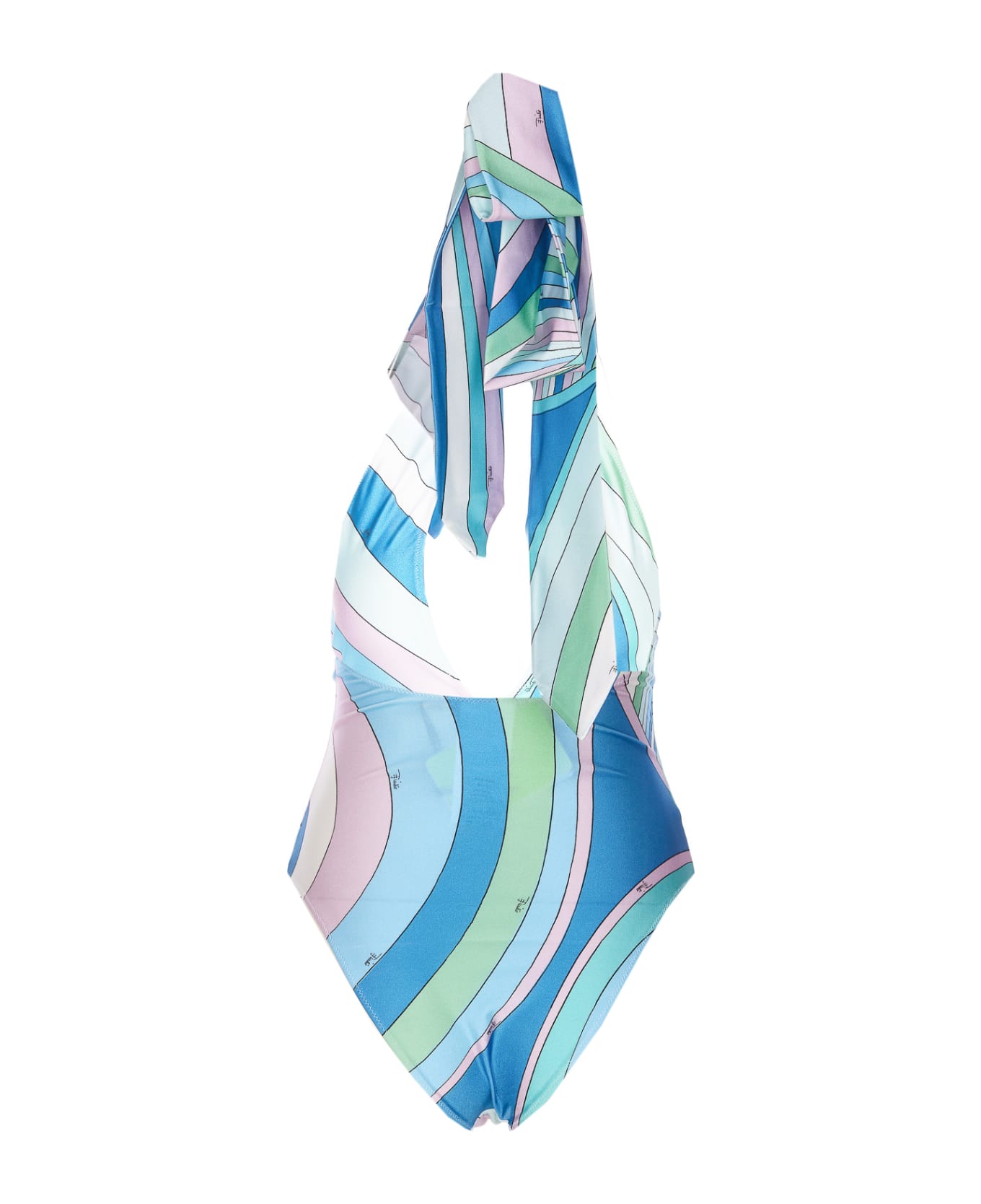 Pucci Printed Swimsuit - BLUE ワンピース