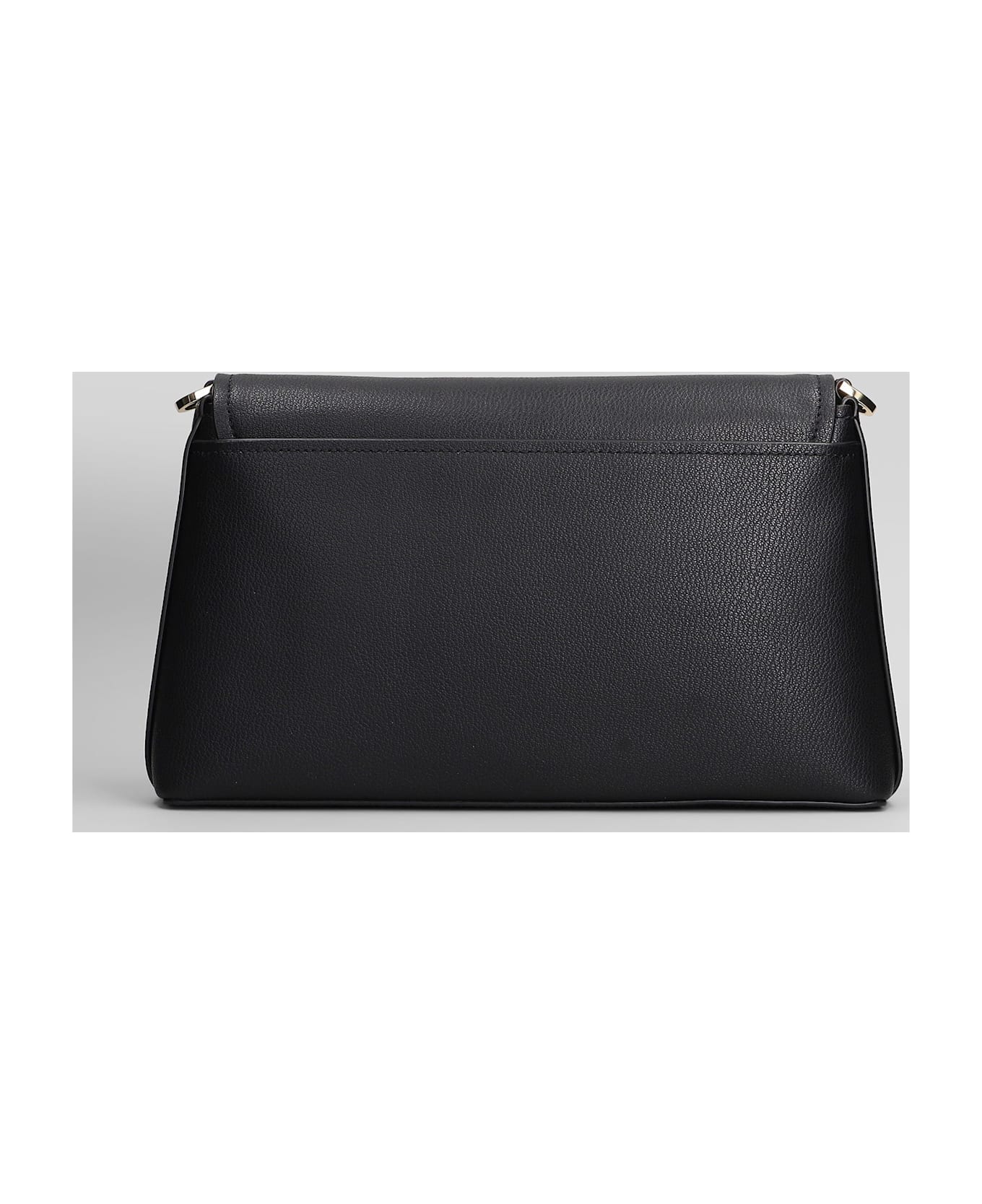 Michael Kors Nessa Shoulder Bag In Black Leather - black