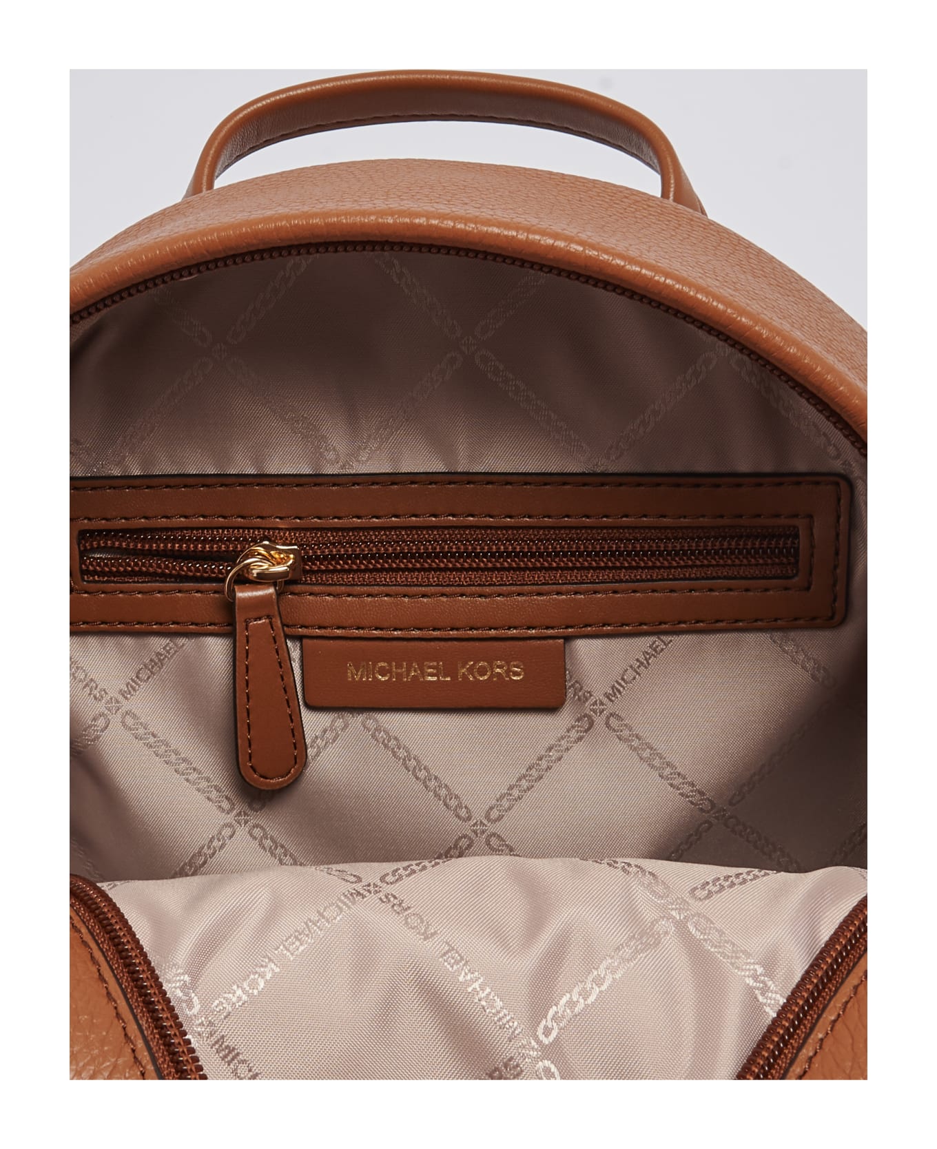 Michael Kors Brown Leather Backpack - CUOIO バックパック
