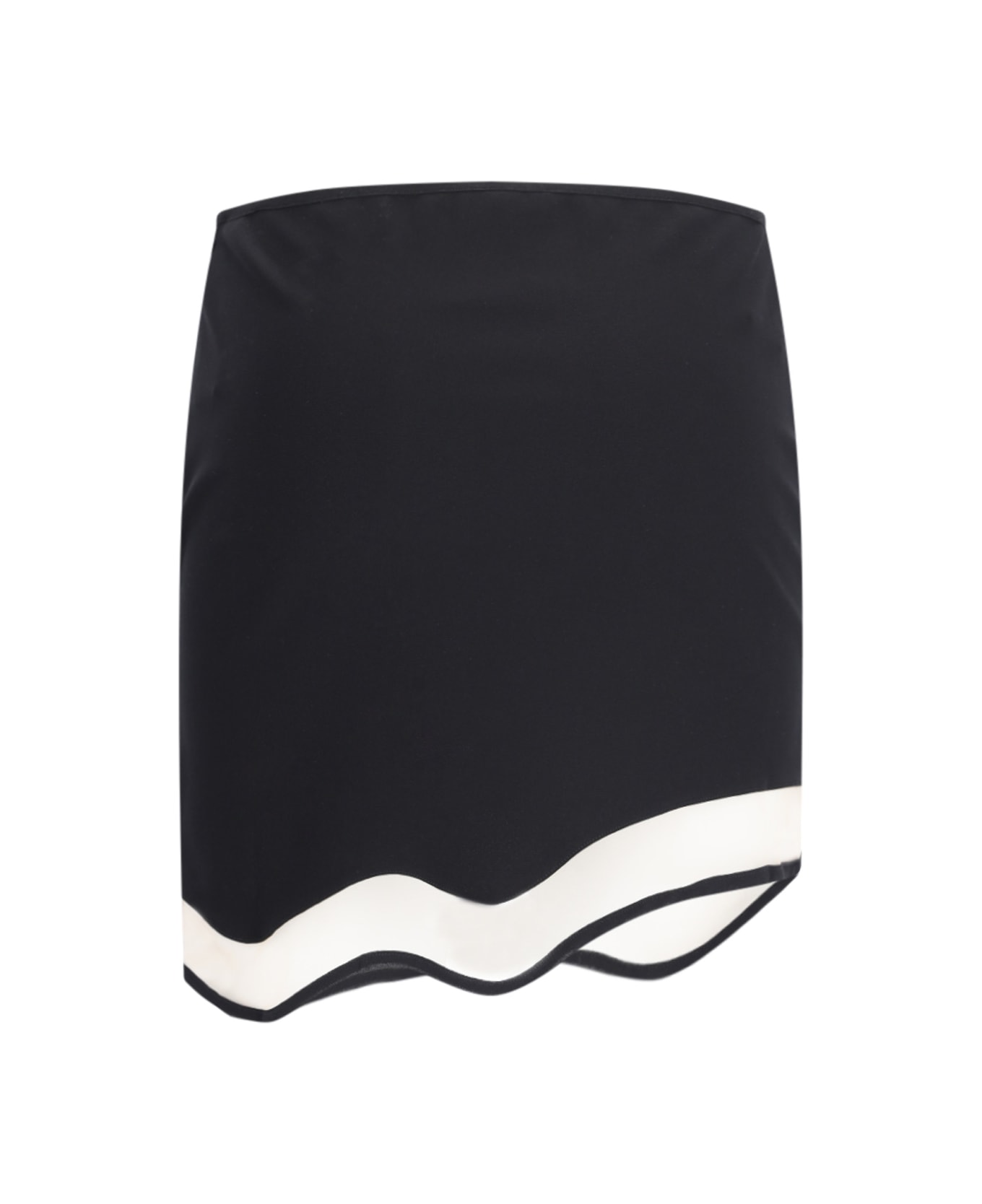 Nensi Dojaka Asymmetrical Skirt - Black   スカート