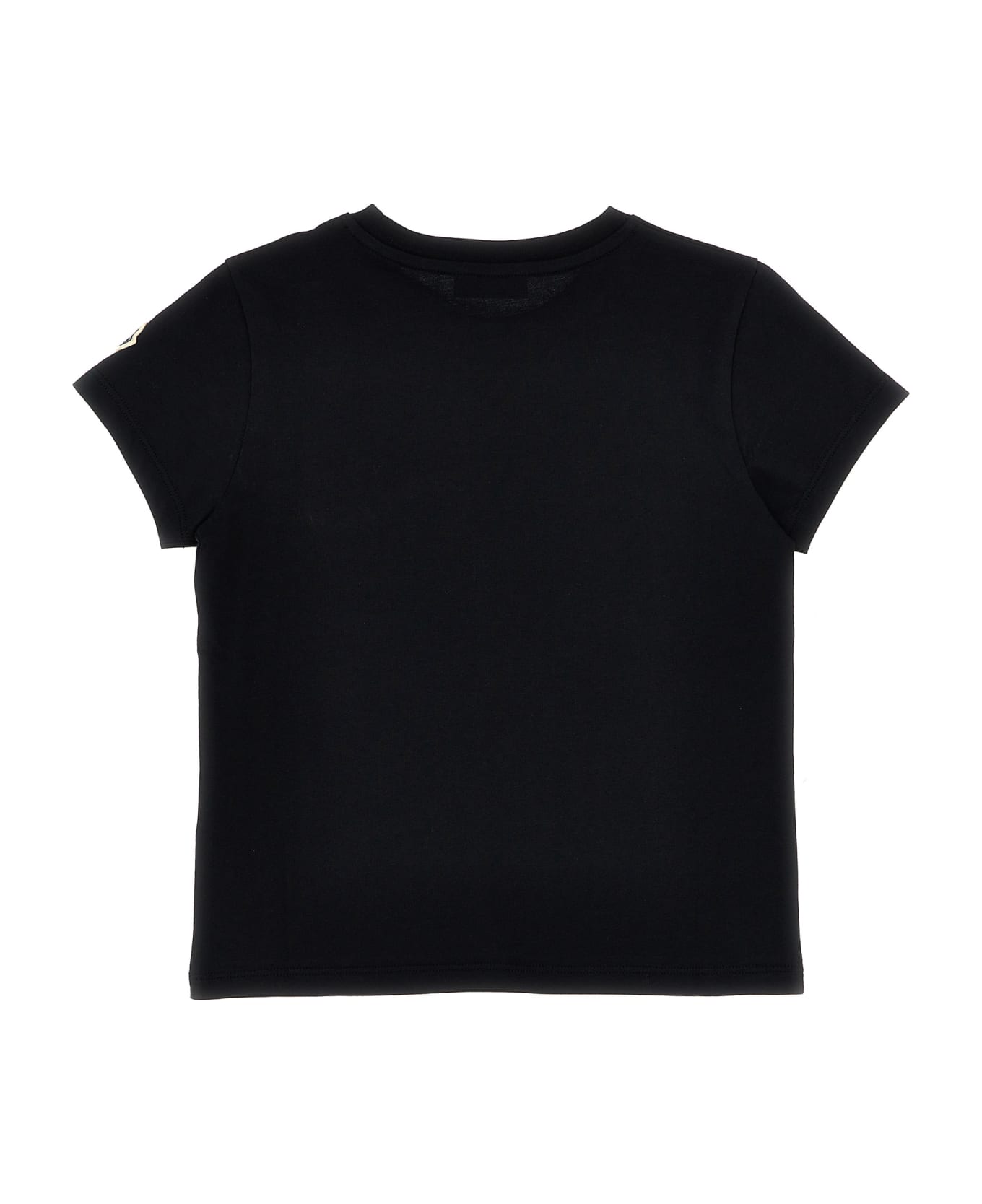 Moncler Rhinestone Logo T-shirt - Black  