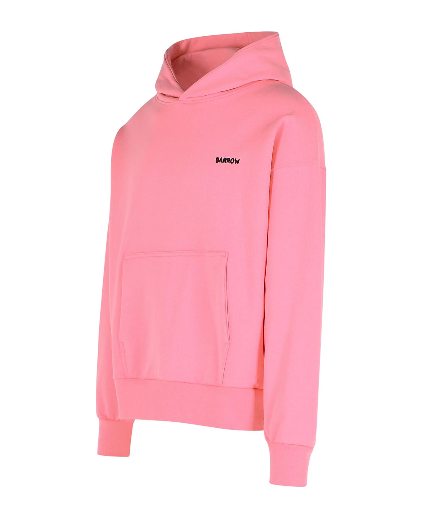 Barrow Pink Cotton Sweatshirt - Pink