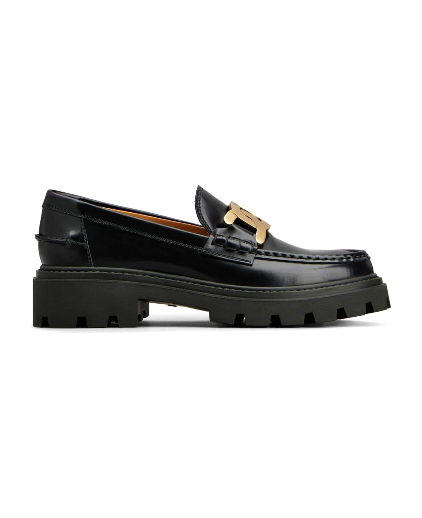 Tod's Hook Gomma Loafers - Black