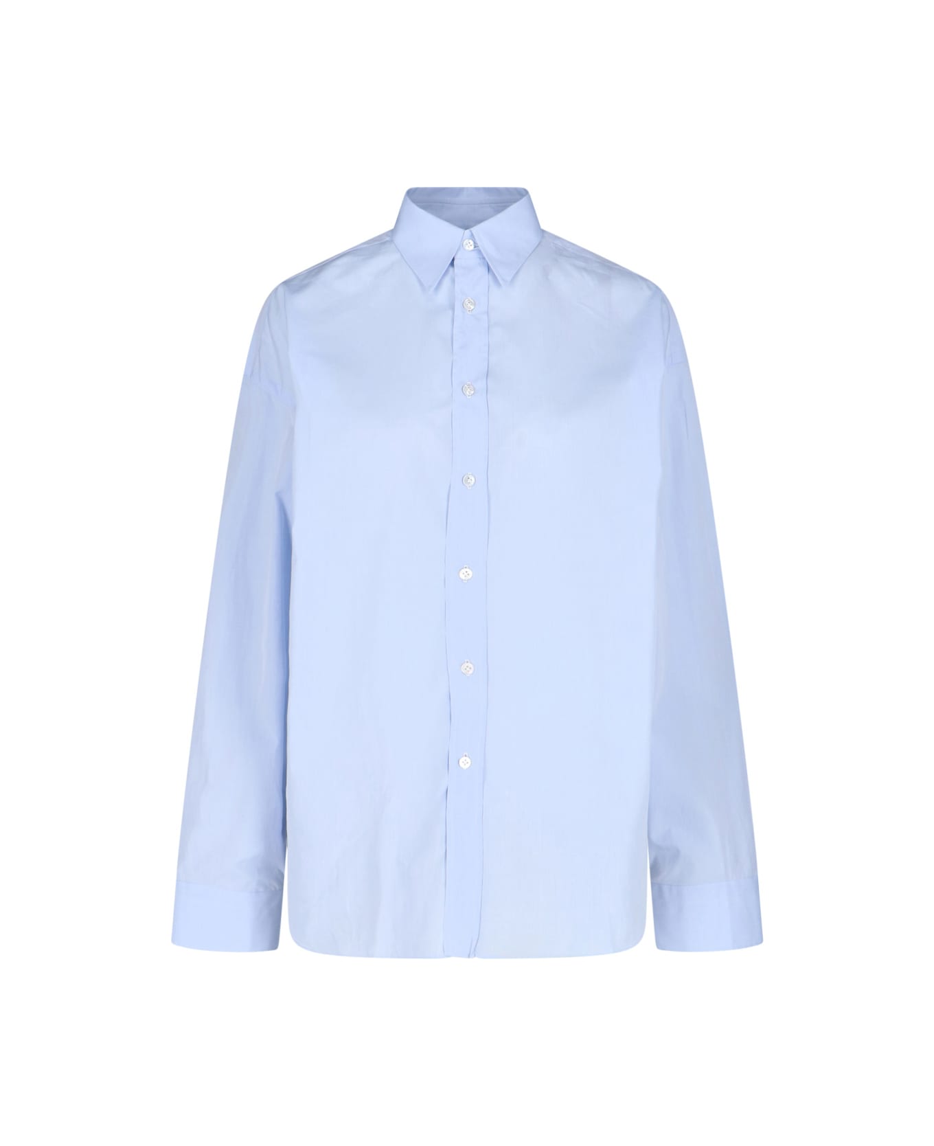 Finamore Oversized Shirt "oriana" - Light Blue