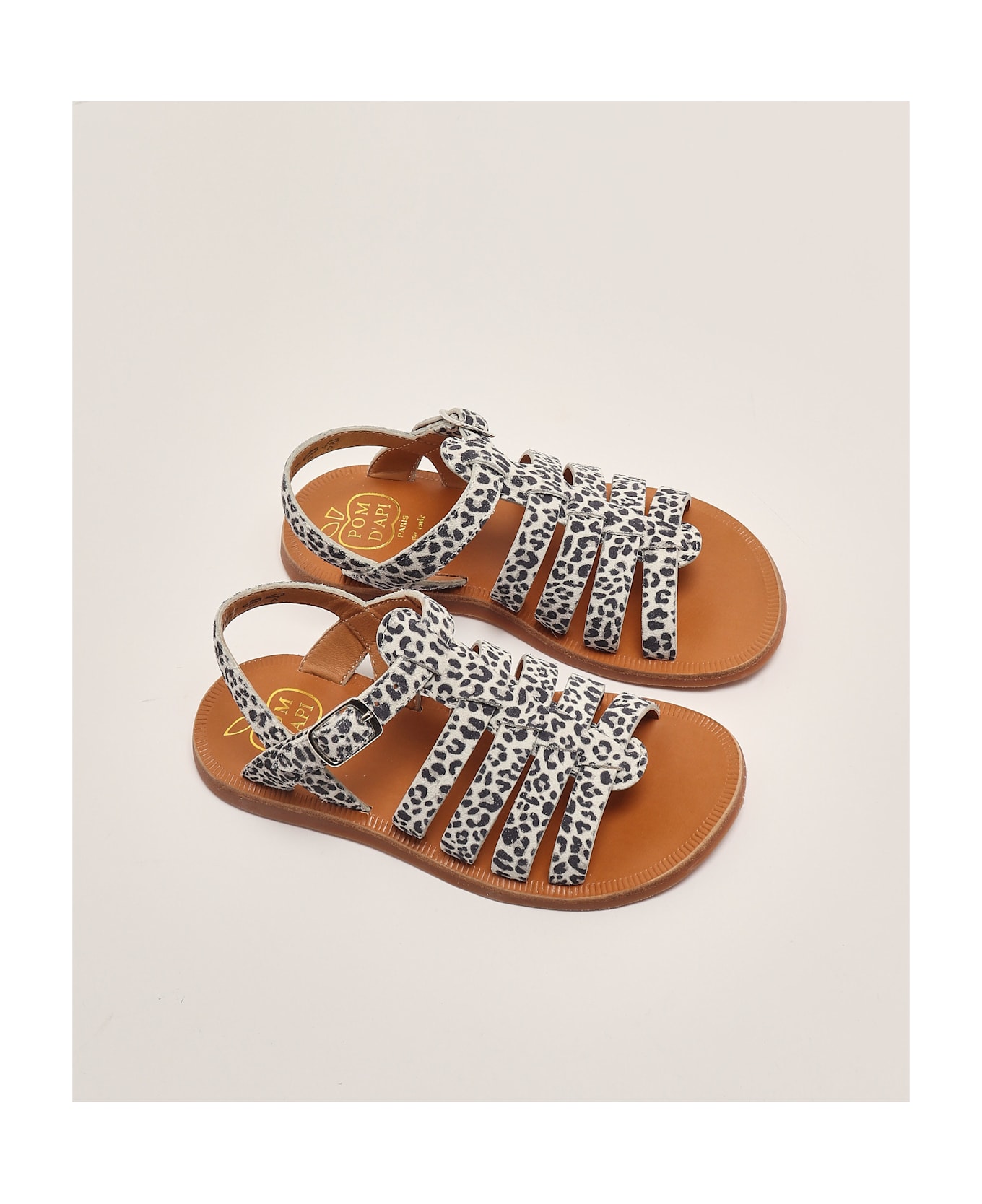 Pom d
Api Plagette Strap Mini Leo Sandal - LEOPARDATO