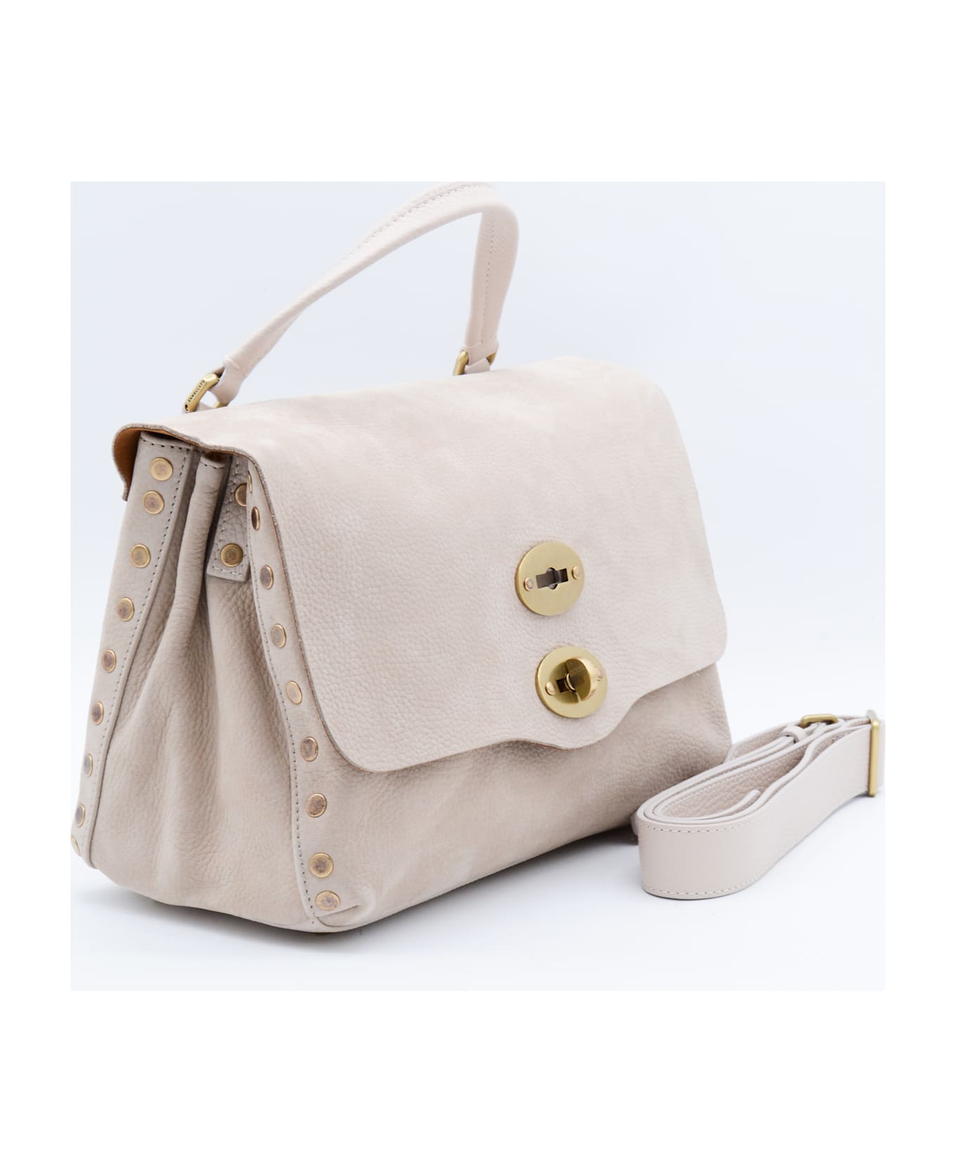 Zanellato Beige Leather Postina S Top Handle Bag - BEIGE MALVA