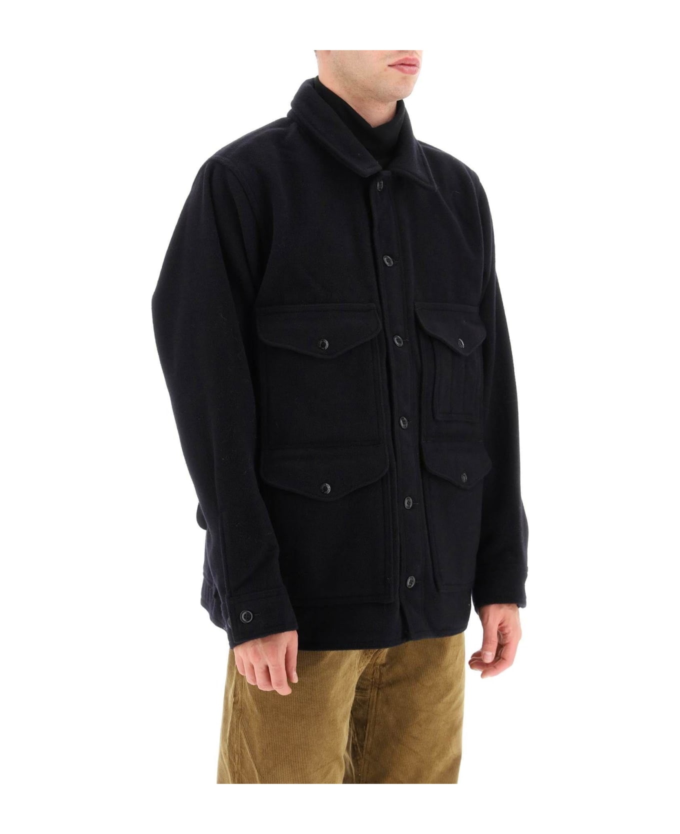 Filson Mackinaw Wool Cruiser Jacket - BLUE