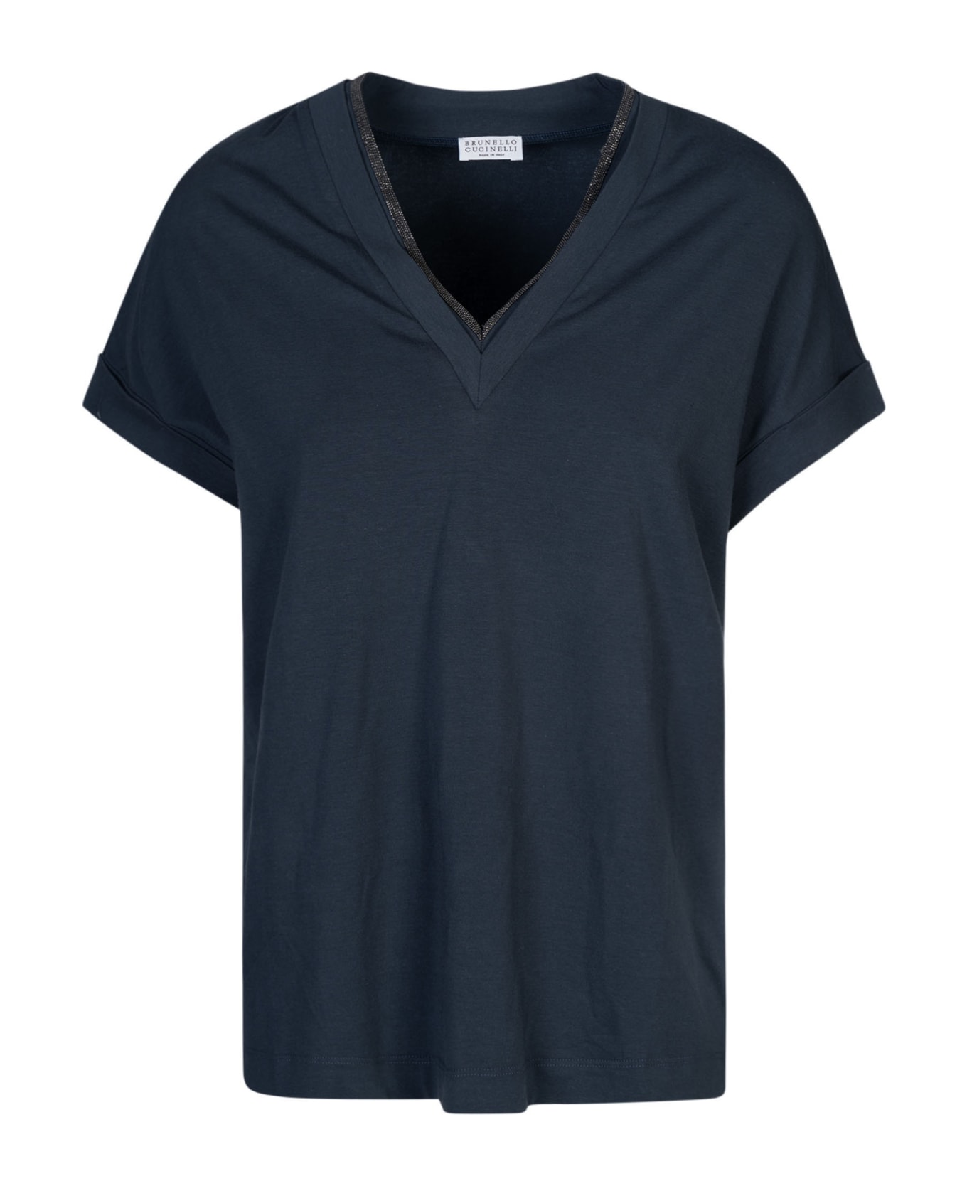 Brunello Cucinelli V-neck Blouse Tシャツ