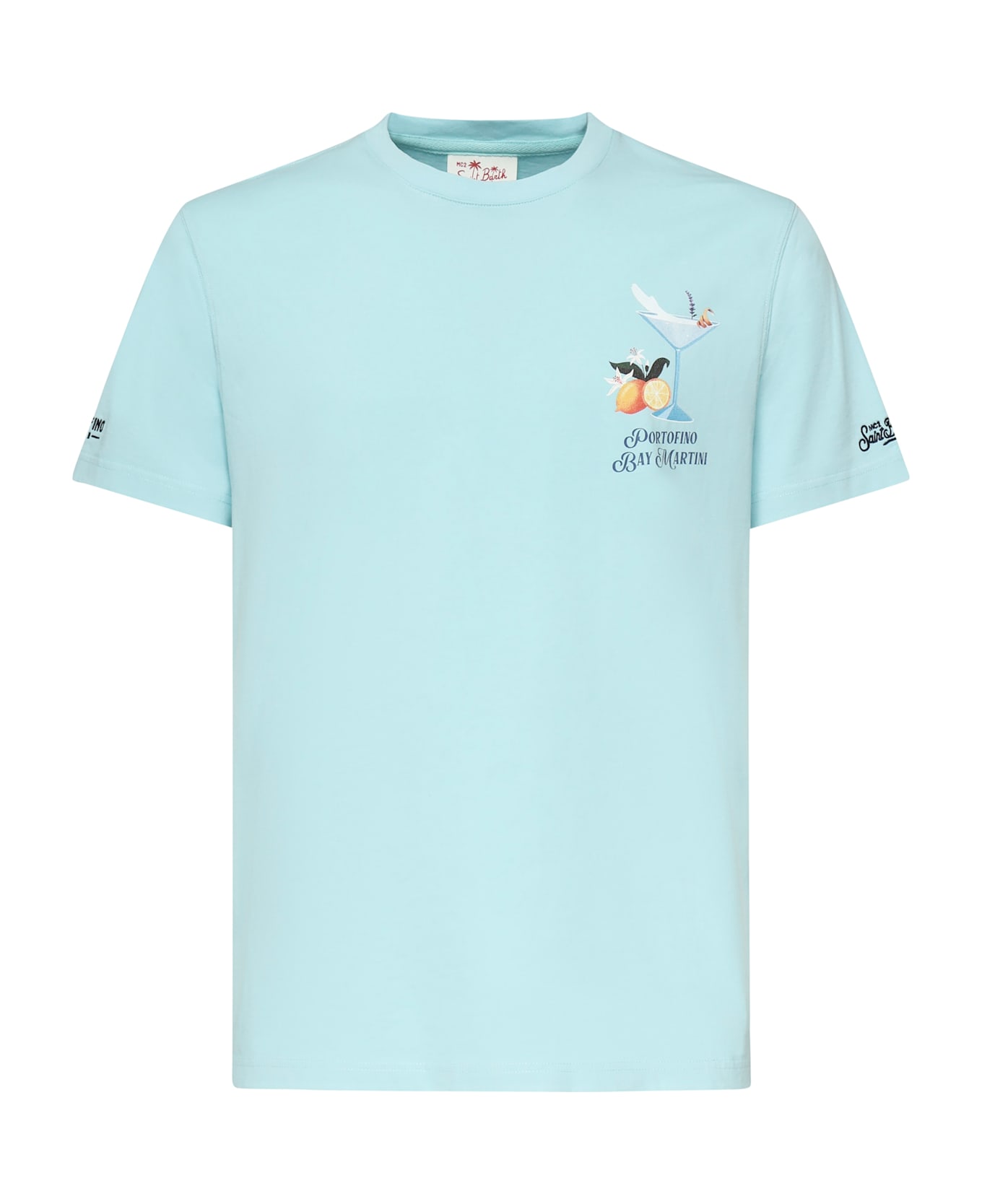 MC2 Saint Barth Portofino Print T-shirt - Blue