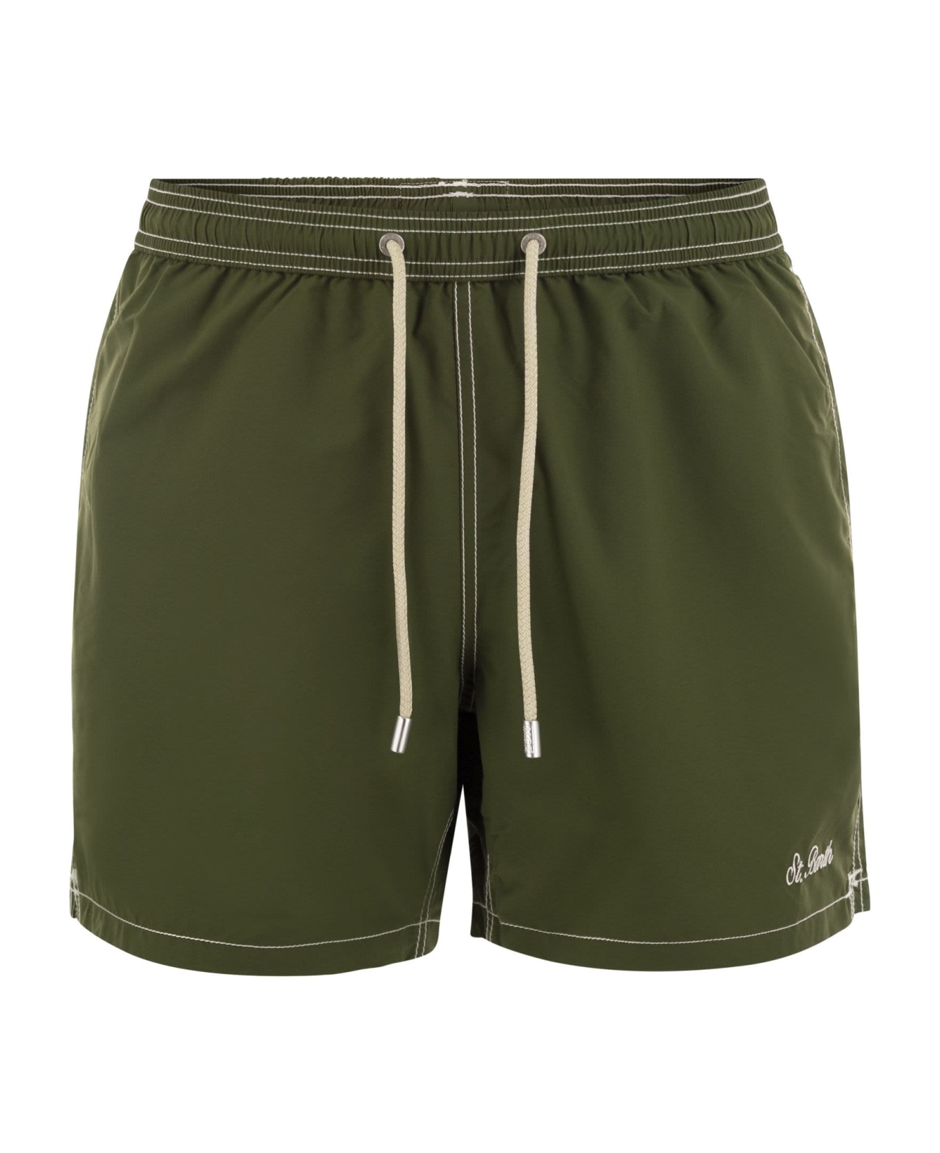 MC2 Saint Barth Patmos - Beach Shorts - Military Green 水着