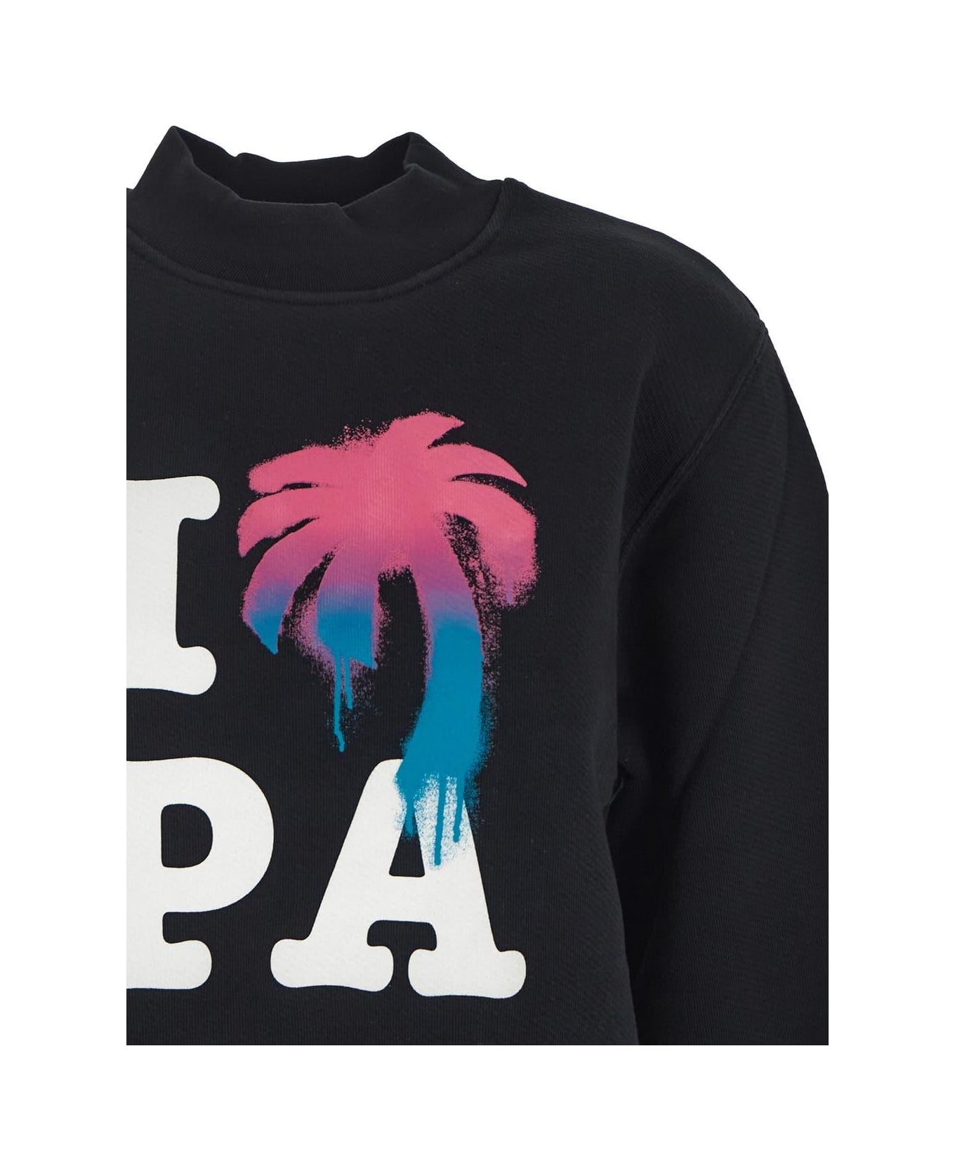 Palm Angels I Love Pa Sweatshirt - Nero