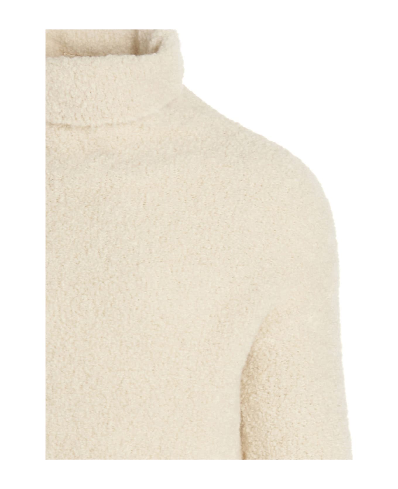 Ma'ry'ya Bouclé Sweater - White ニットウェア