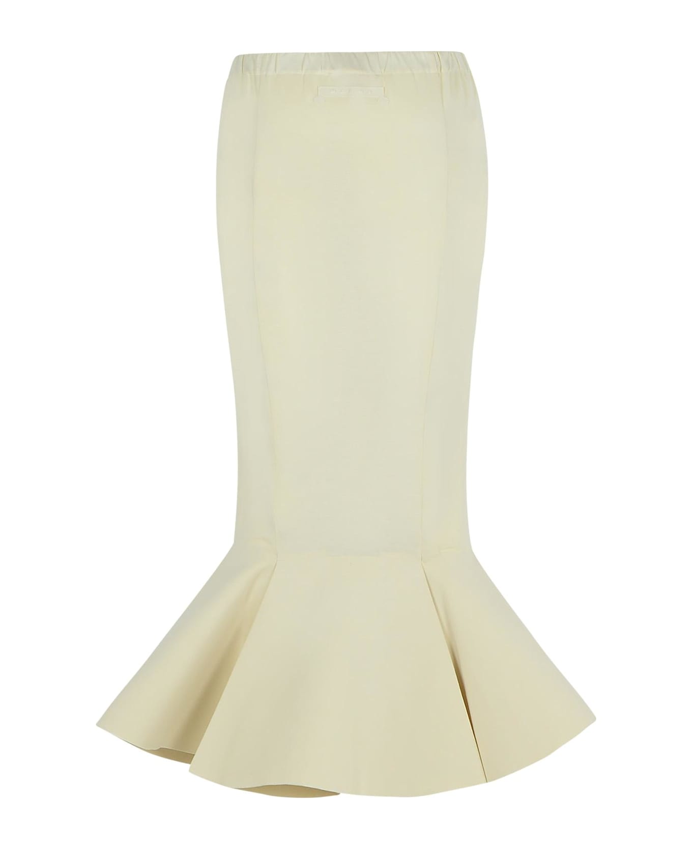 Marni Beige Cotton Skirt - Beige