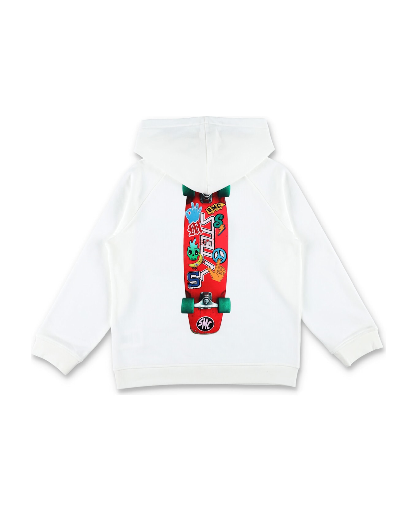 Stella McCartney Kids Kid - "s" Patch Hoodie - WHITE