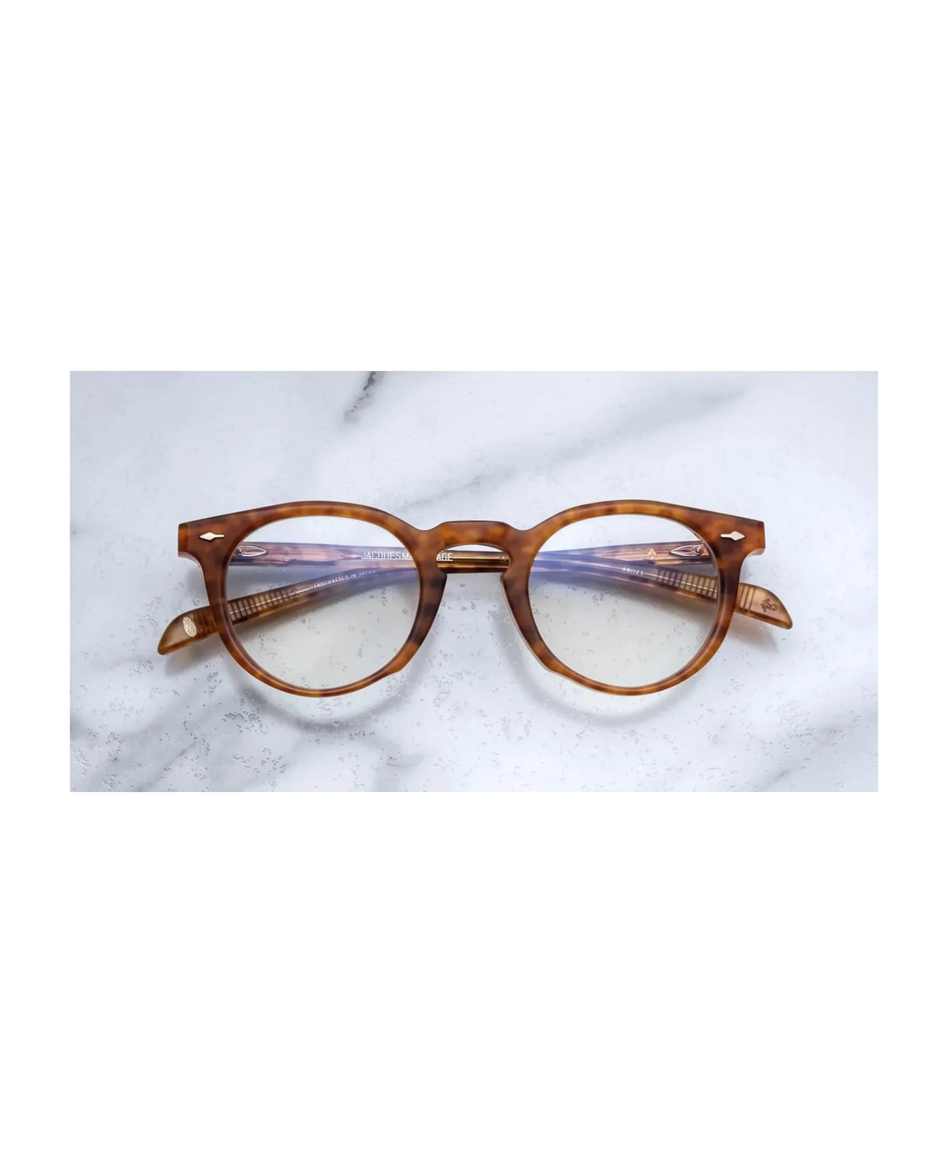 Jacques Marie Mage Percier - Camel Glasses - brown アイウェア