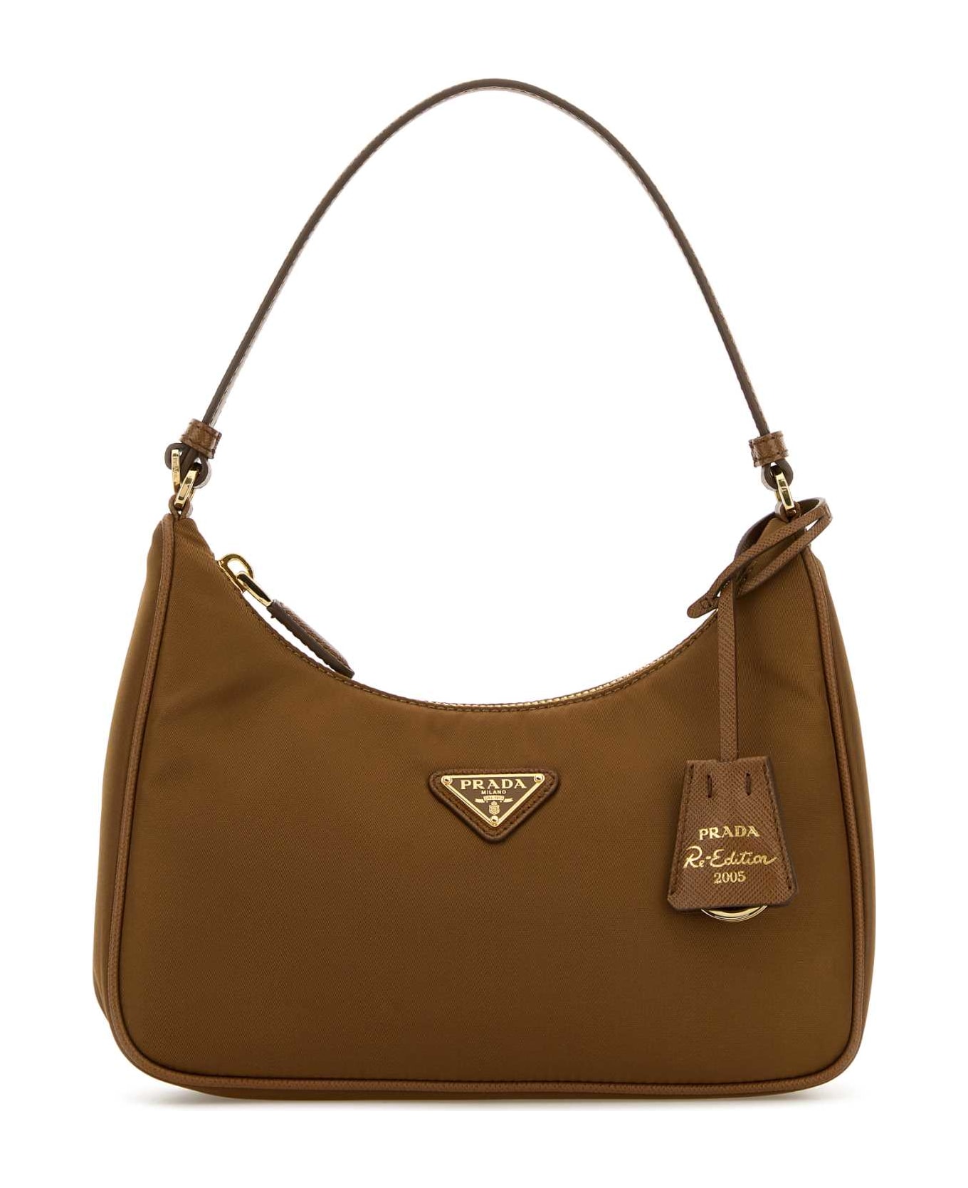 Prada Caramel Re-nylon Handbag - BRANDY1