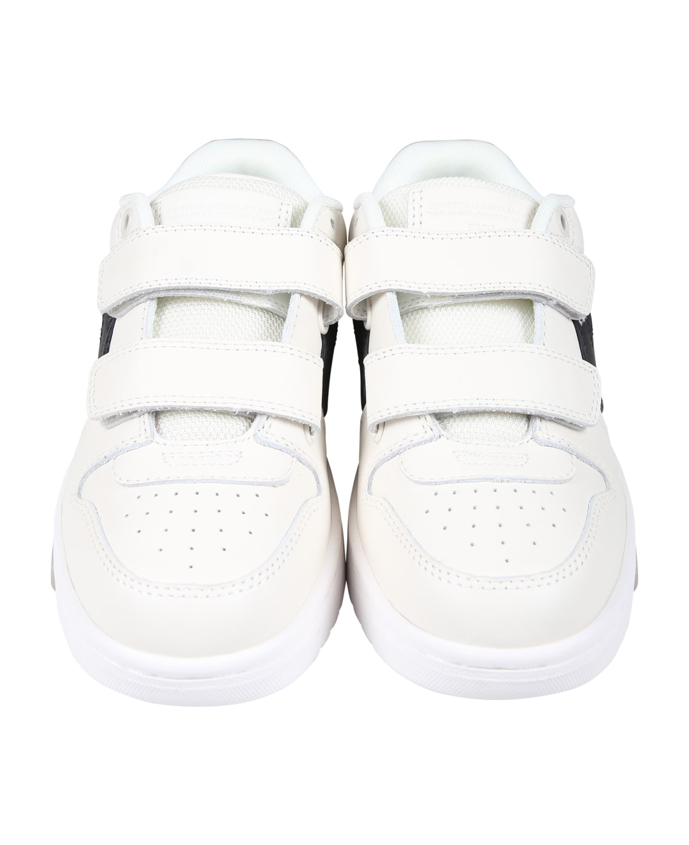 Off-White White Sneakers For Boy With Arrows - WHITE/BLACK
