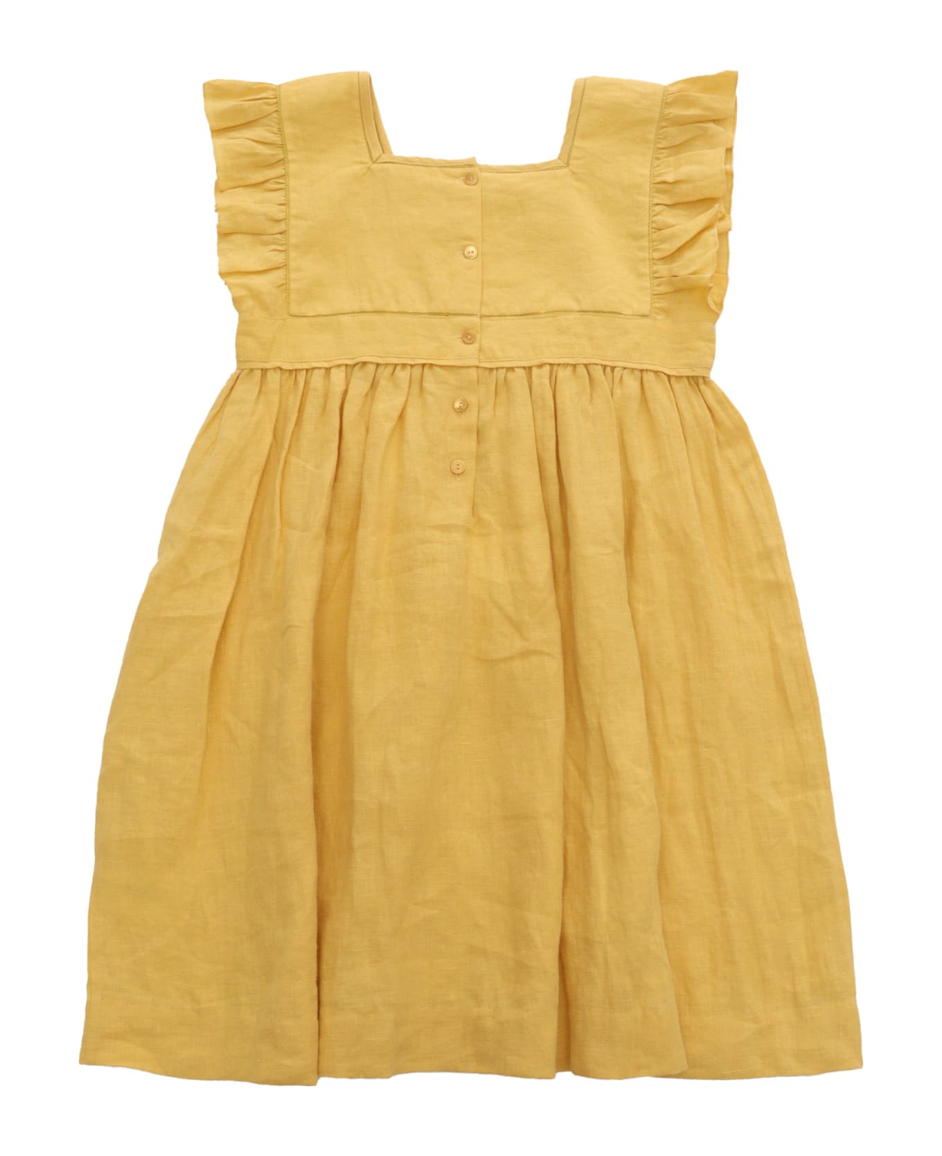 Bonpoint Cassiopee Yellow Dress - YELLOW